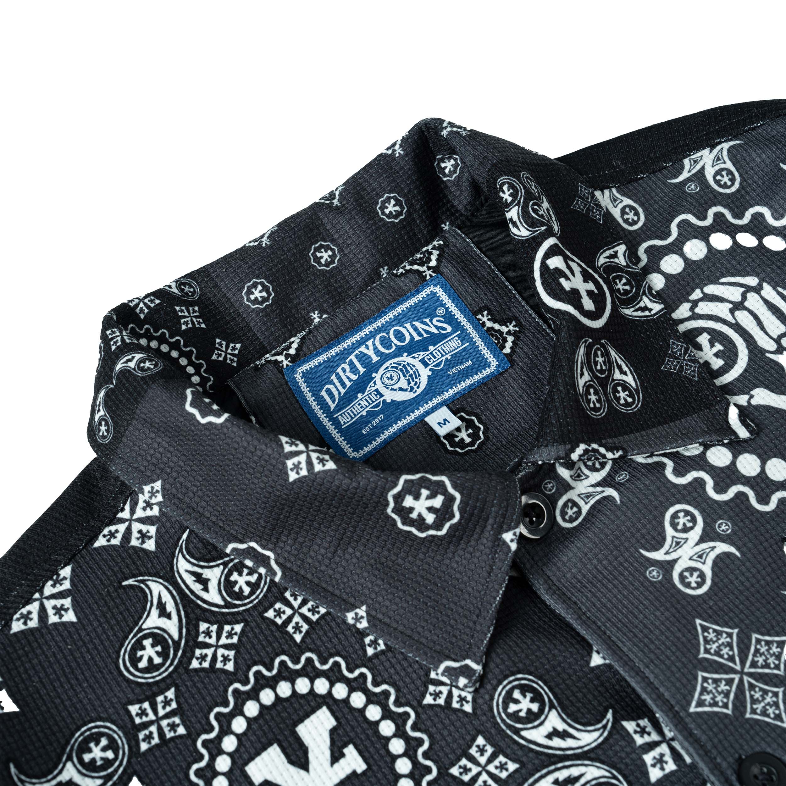 Bandana Shirt Jacket - Black