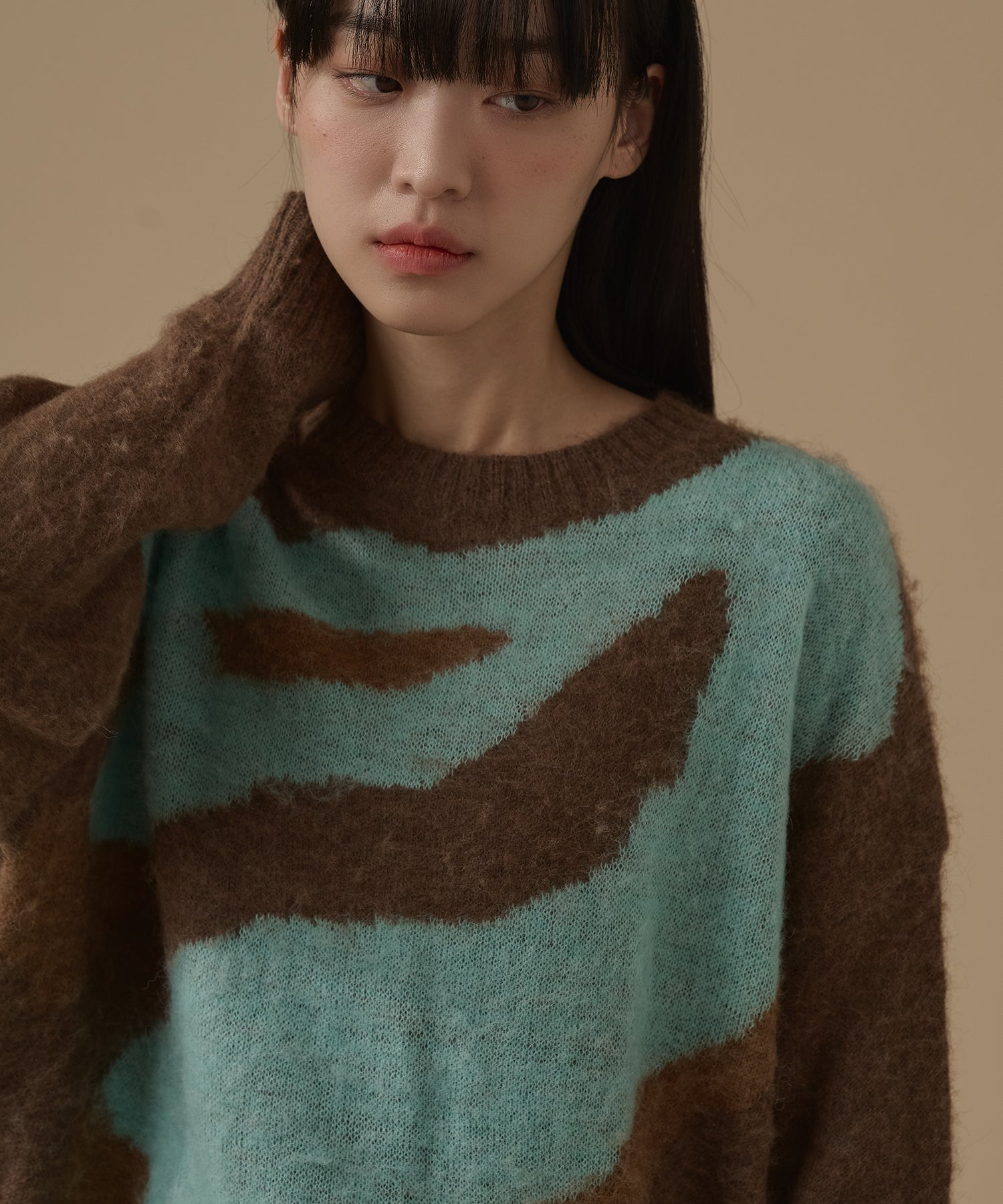 MOHAIR MARBLE KNIT