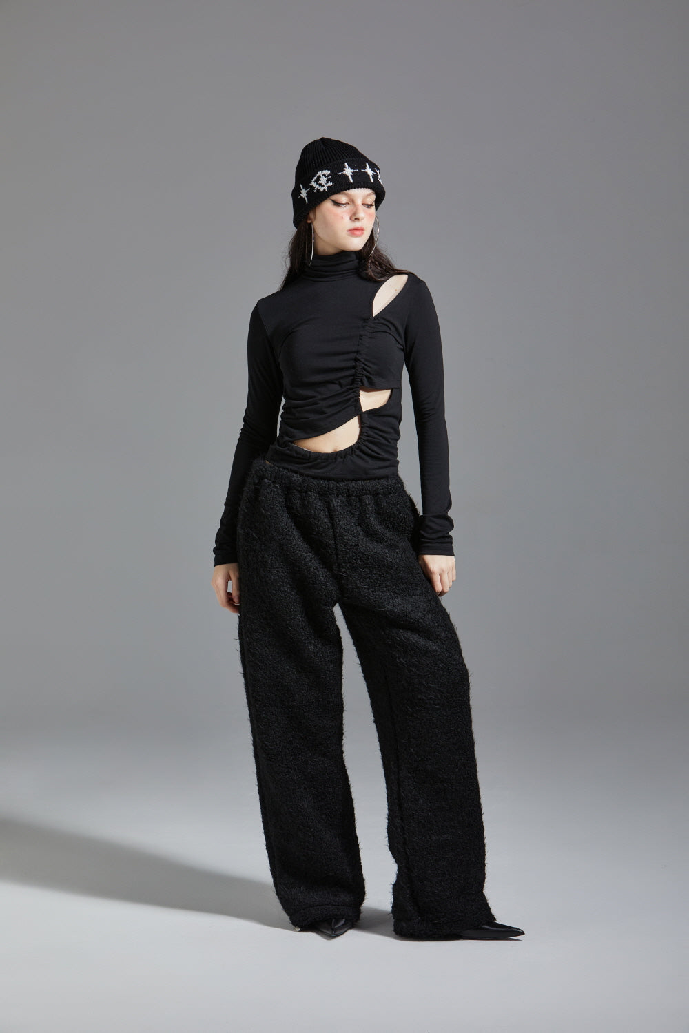 TERRY WOOL PANTS