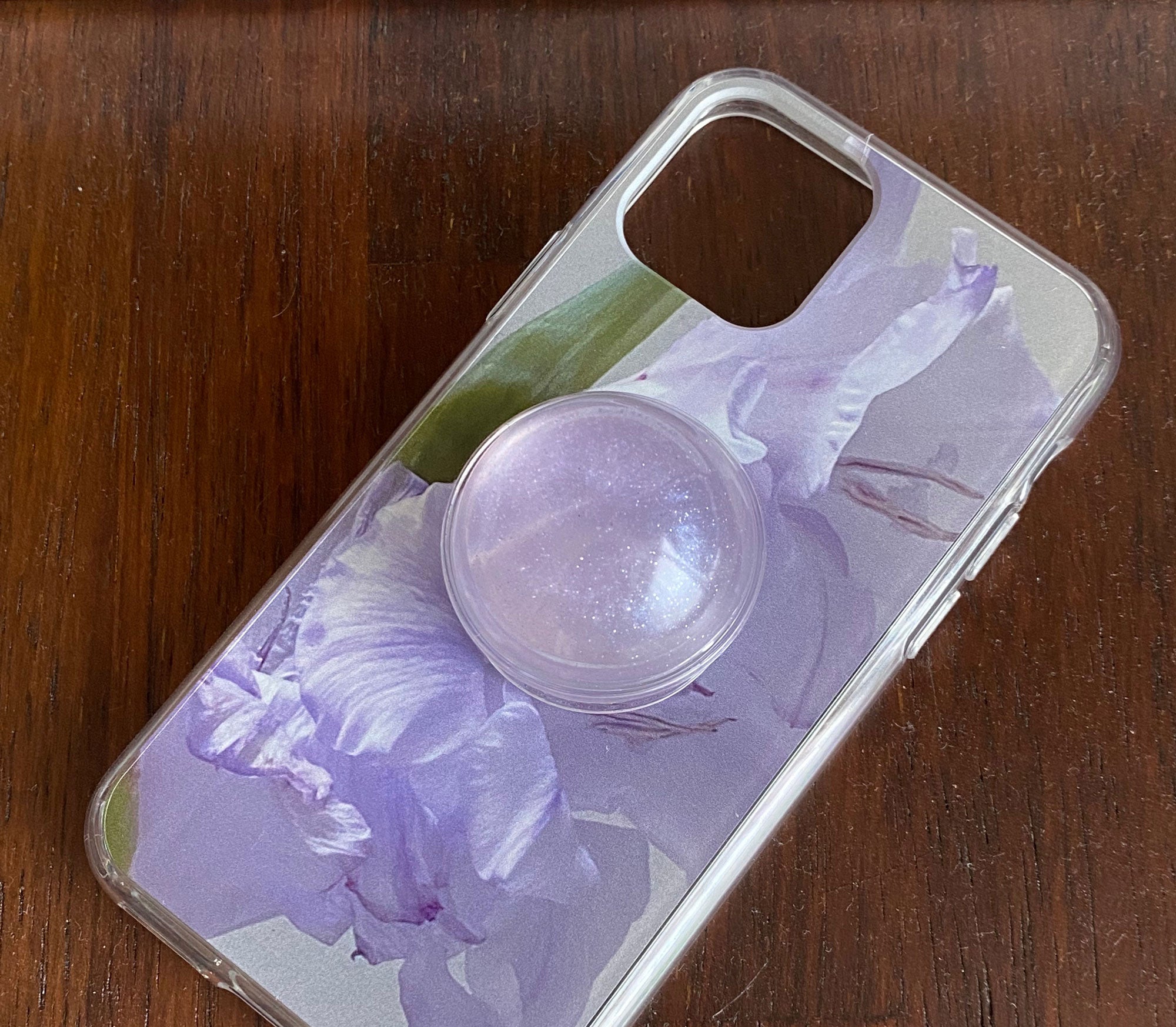 [jellhard case] purple flower A