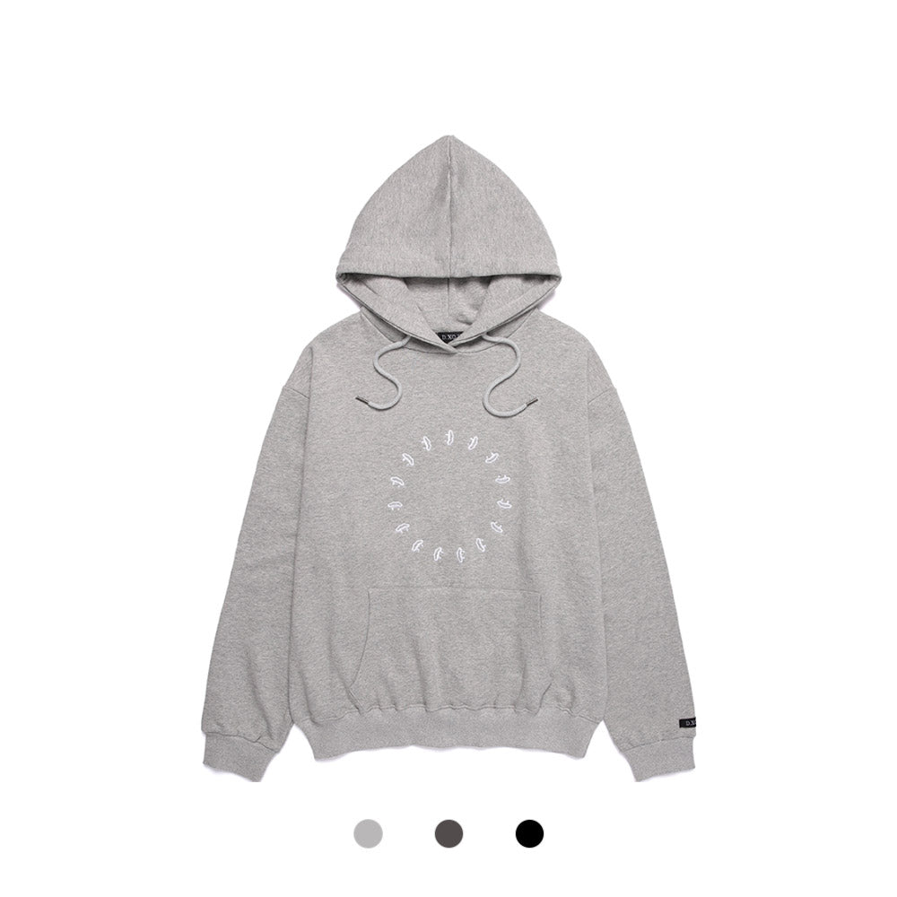 SMILE EMBROIDER HOODIE