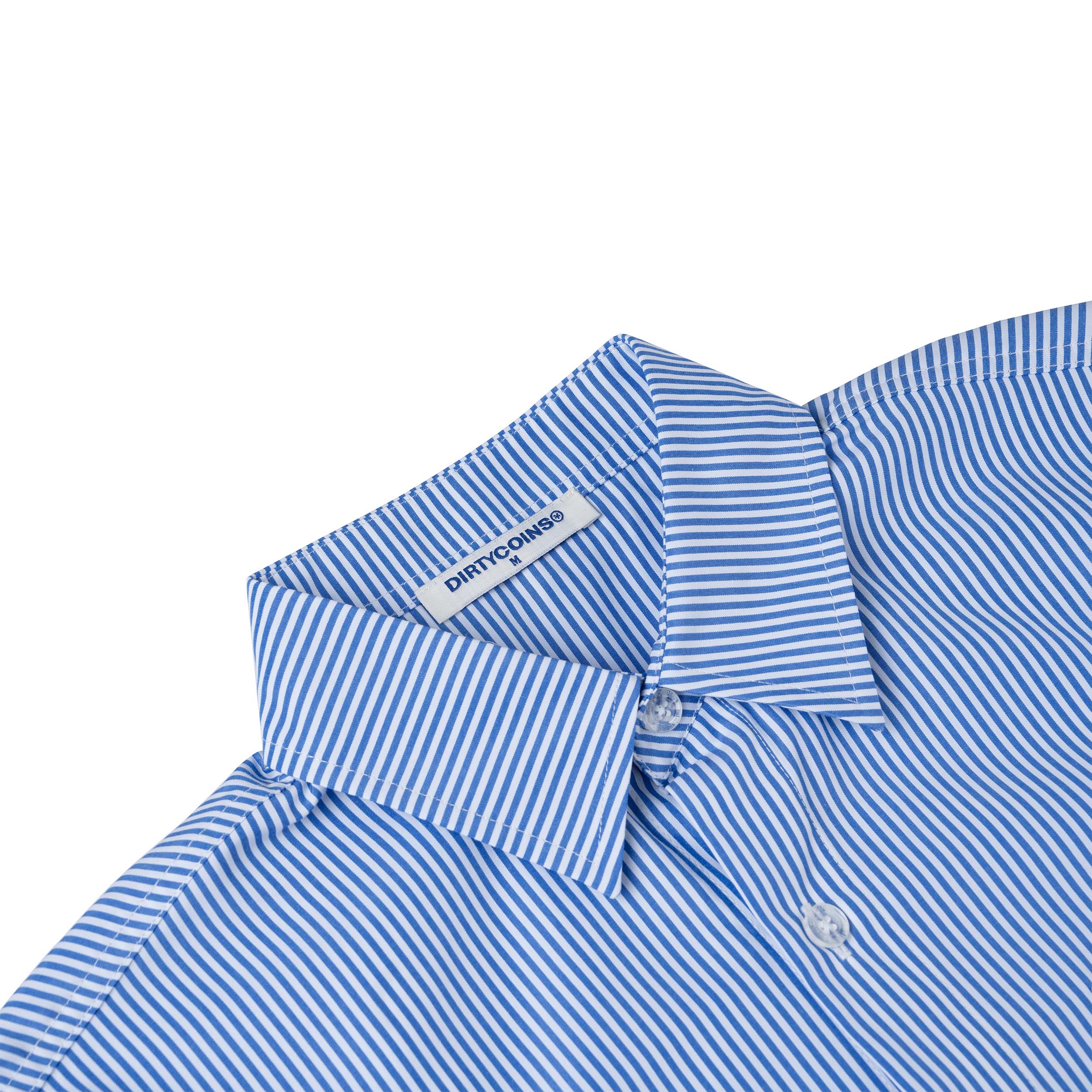 Striped Relaxed Shirt - Blue