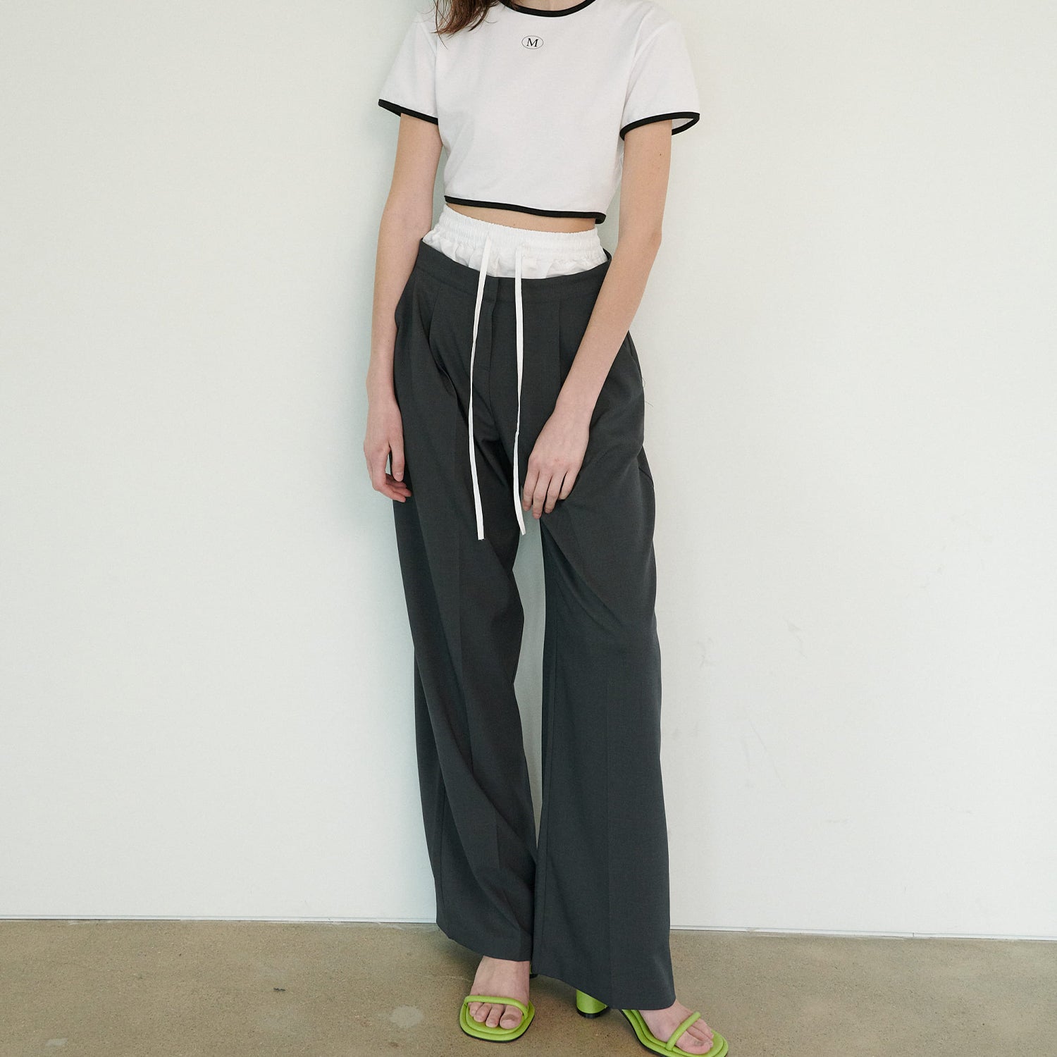 DOBLE WIDE PANTS, CHARCOAL