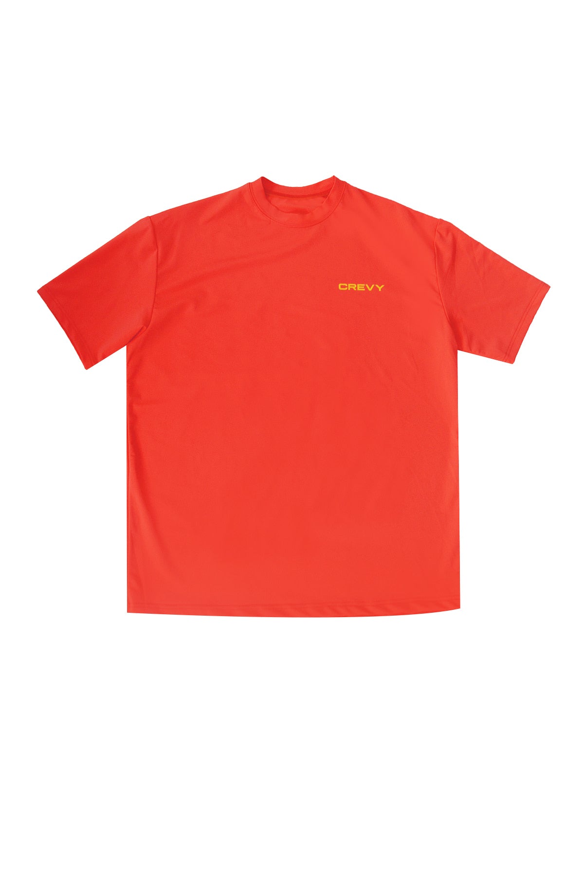 logo overfit rash short sleeve T-shirt (orange)