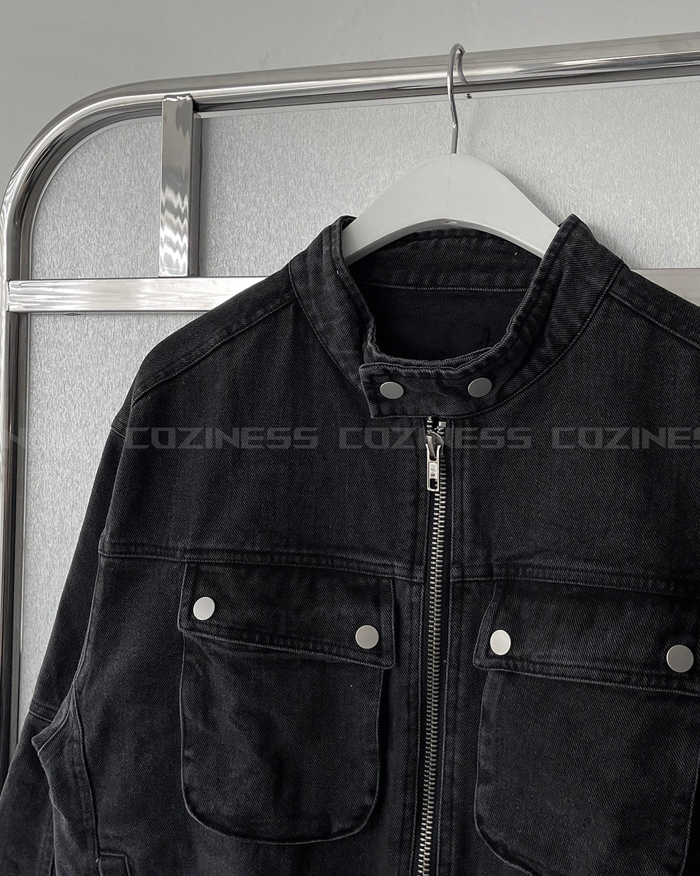 OA Cargo Biker Denim Jacket