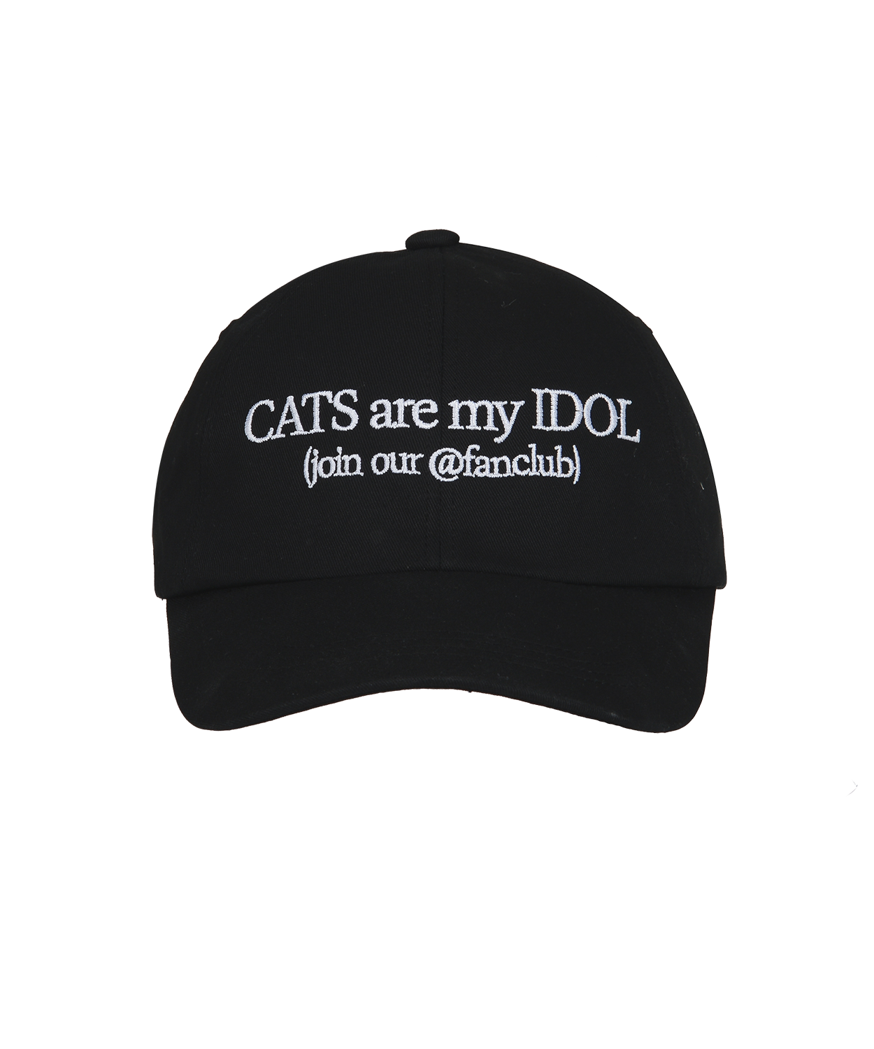 CATS ARE MY IDOL CAP_BLACK