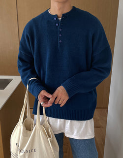 At Henry Neck Knit (9color)