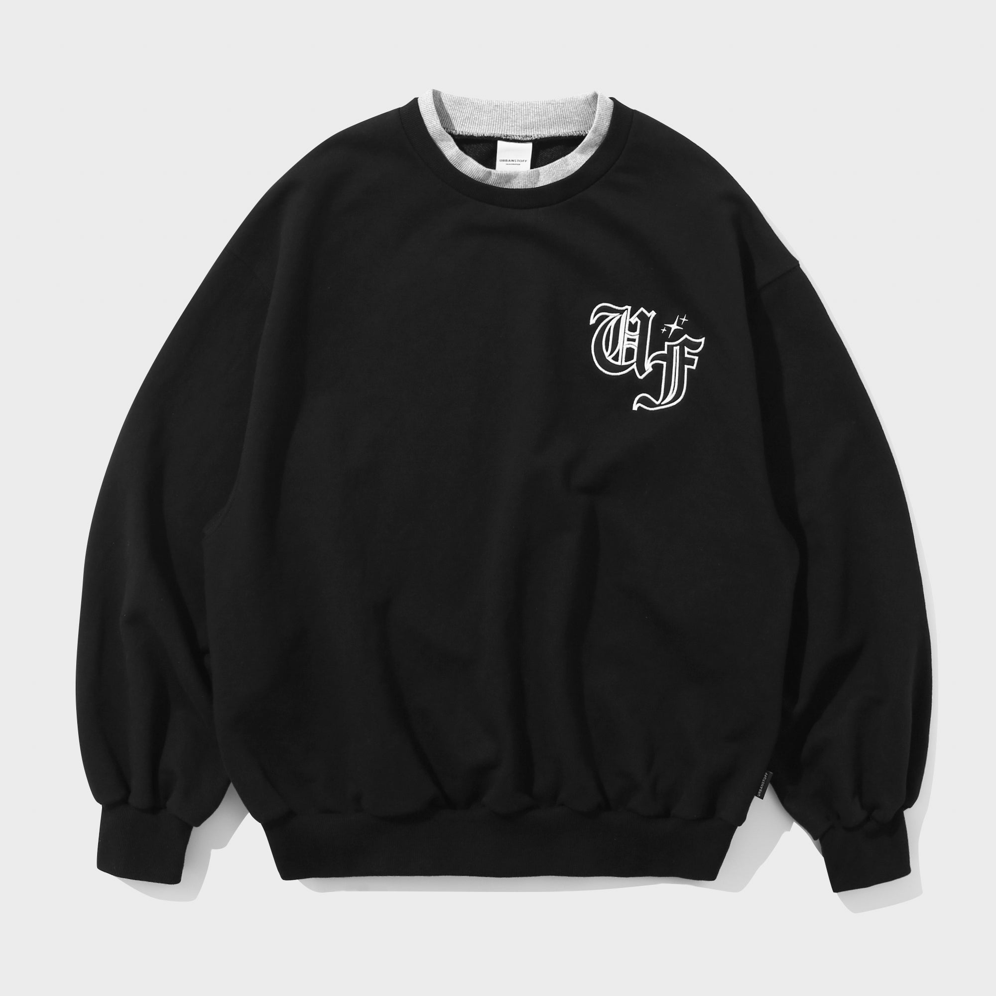 Double Crew Sweatshirt (Black)