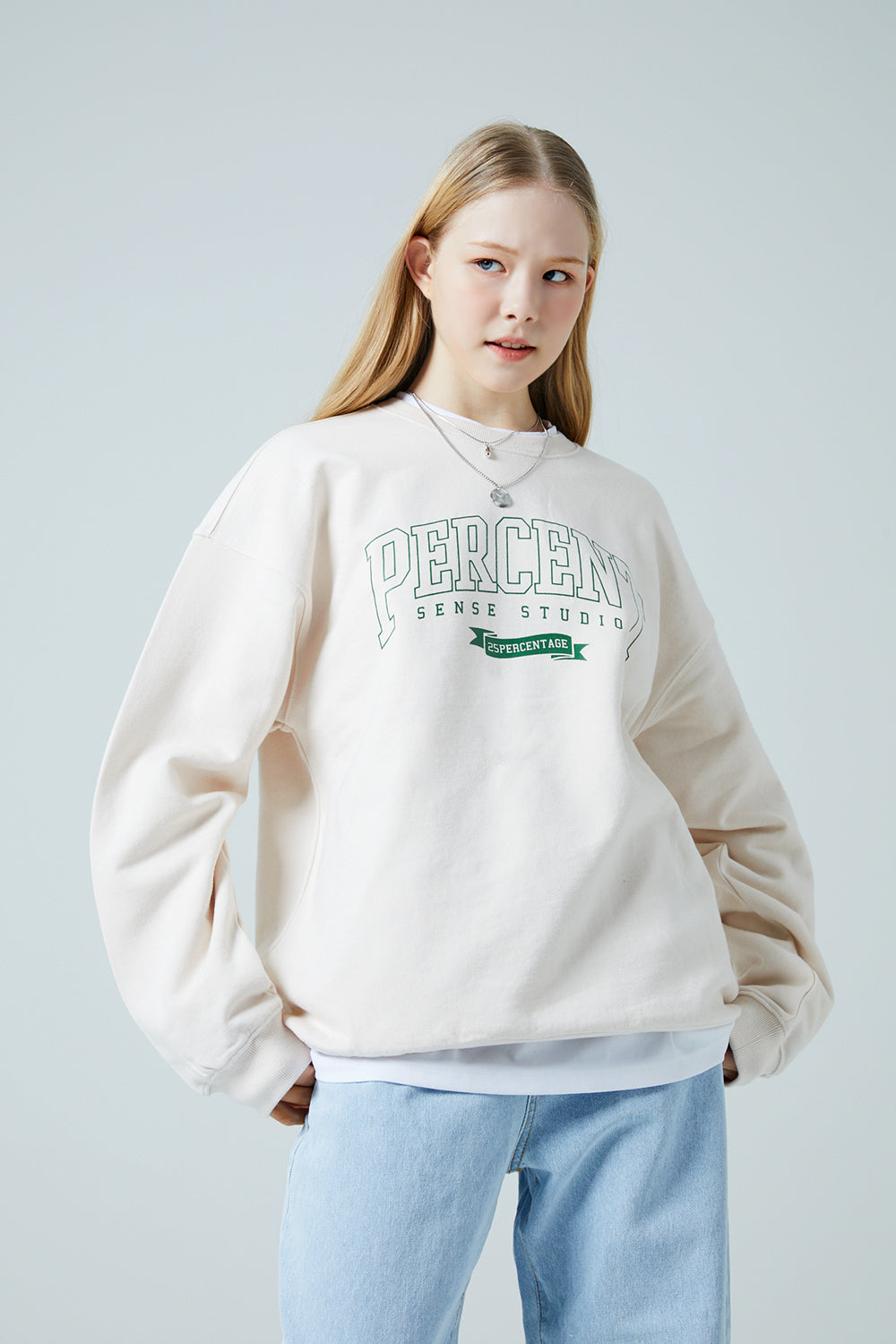 25P PERCENT LOGO SWEATSHIRT