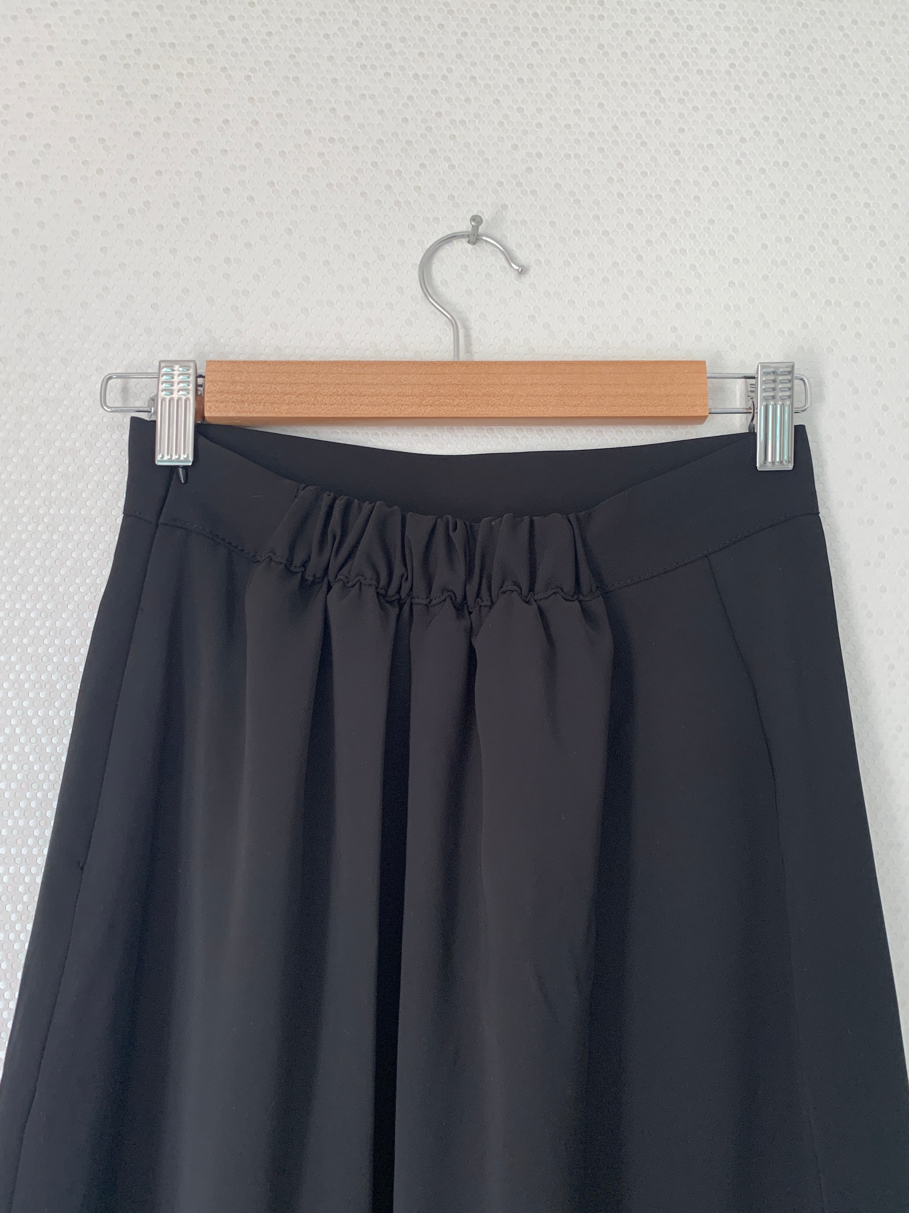 Muse Slit Summer Long Banding Skirt (2 colors)