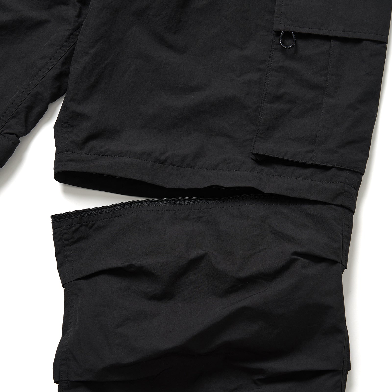 TWO-WAY ZIP MOUNTAIN PANTS (BLACK)