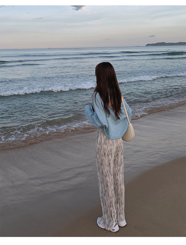 sky cardigan top