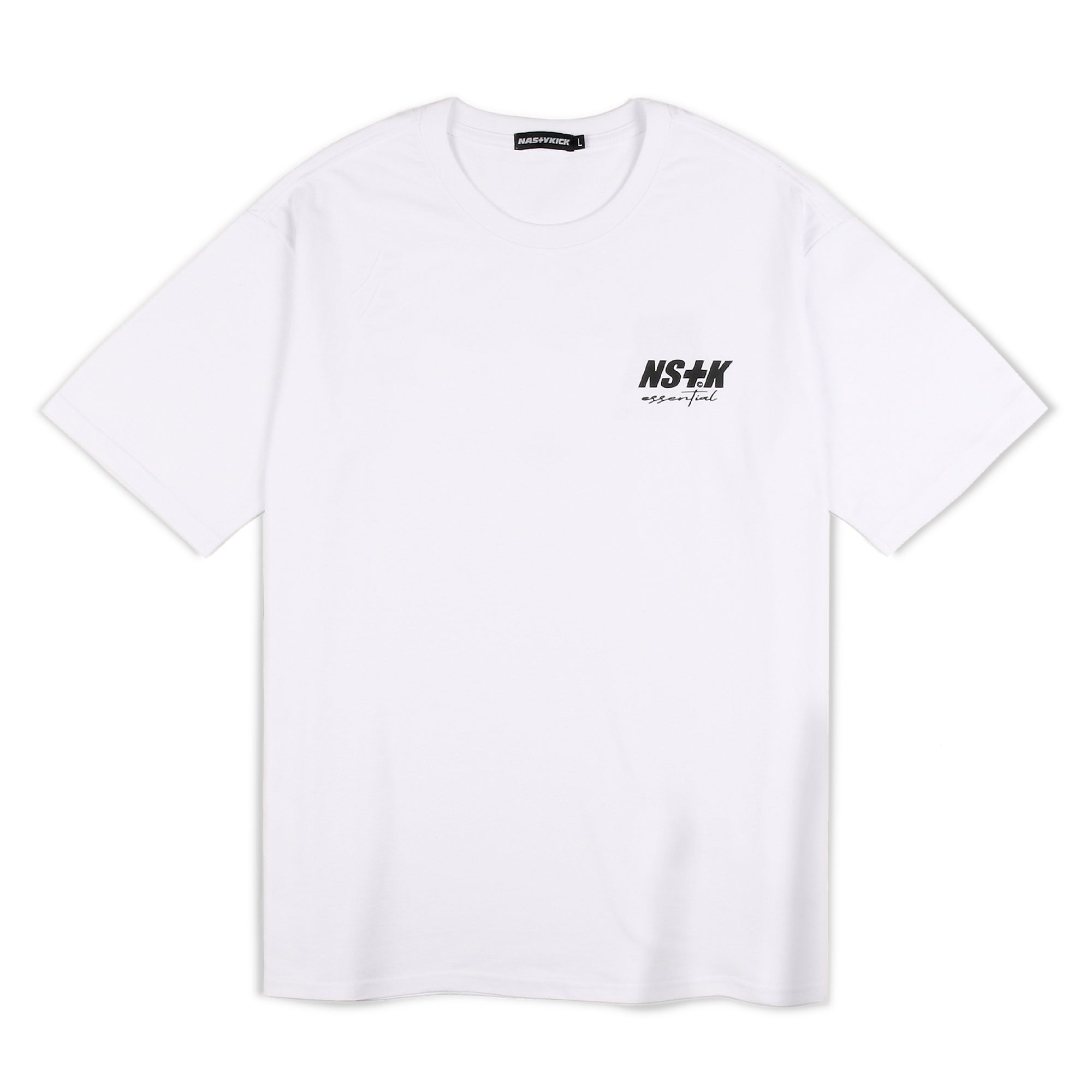 [NSTK] Essential Logo Tee (White)_K22QB601