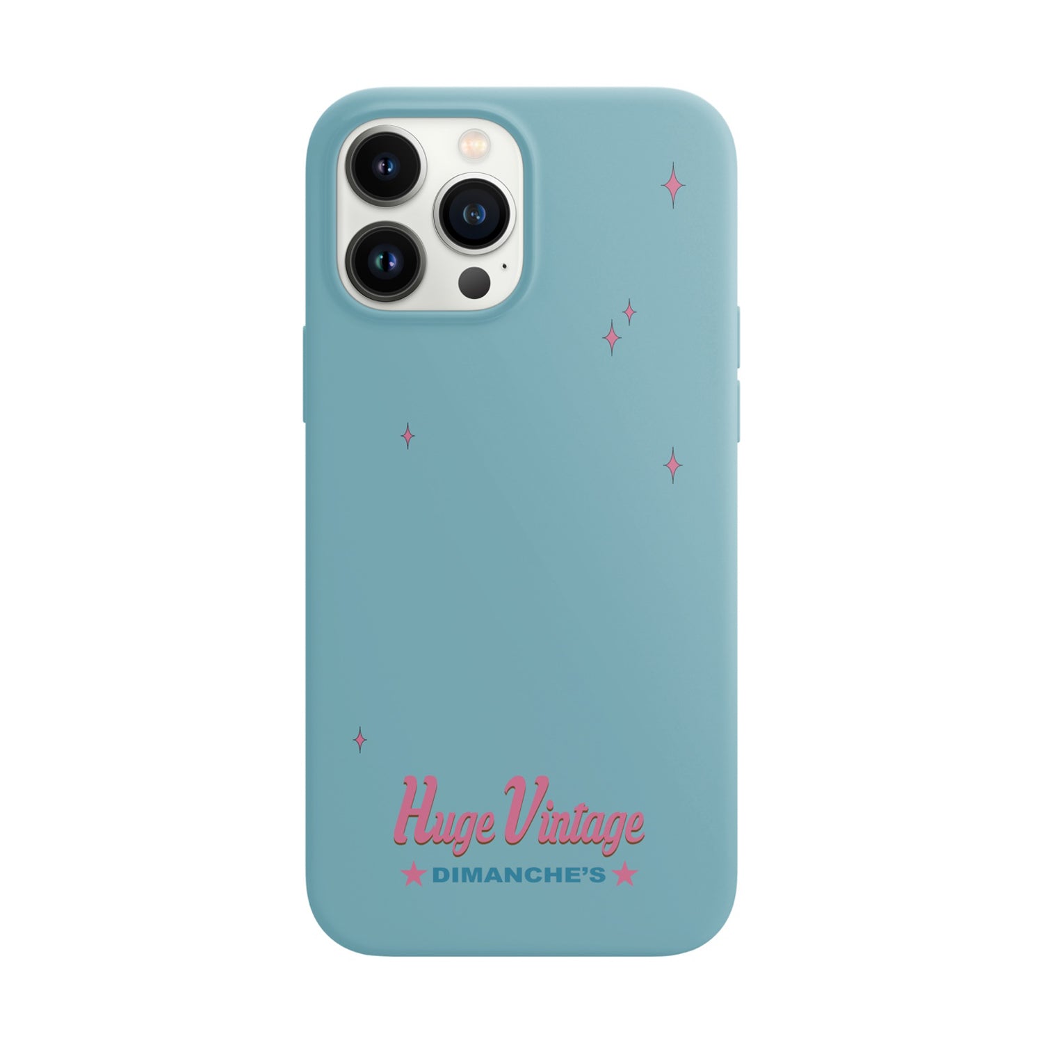 BLUE VINTAGE LOGO CASE