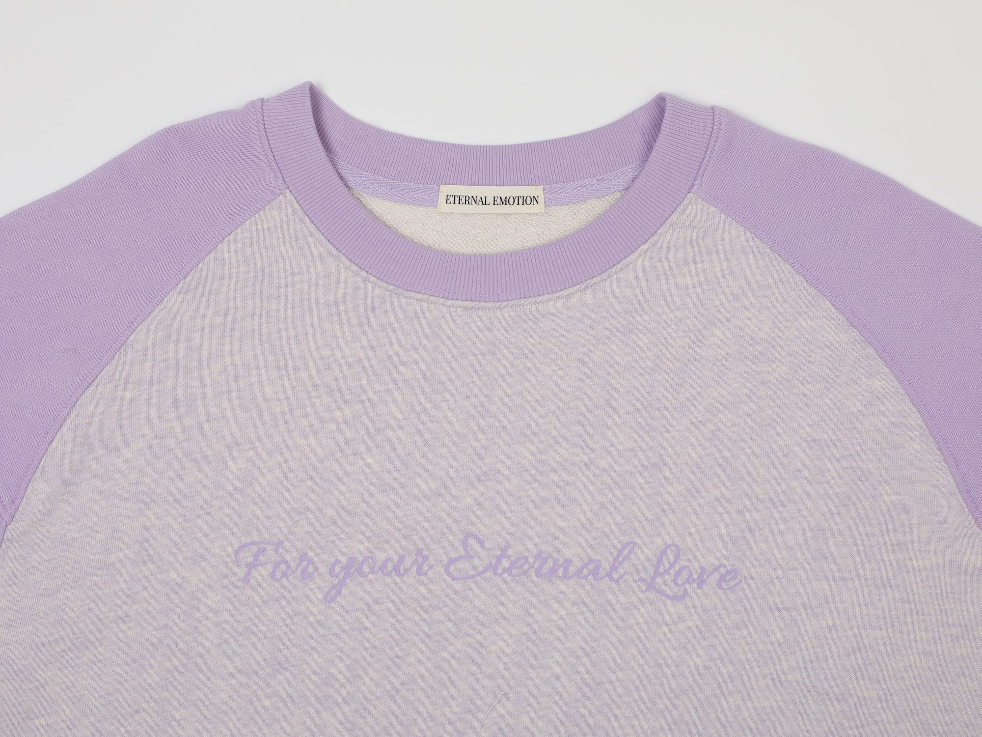 PEACE REGLAN OVER SWEATSHIRTS (PURPLE)