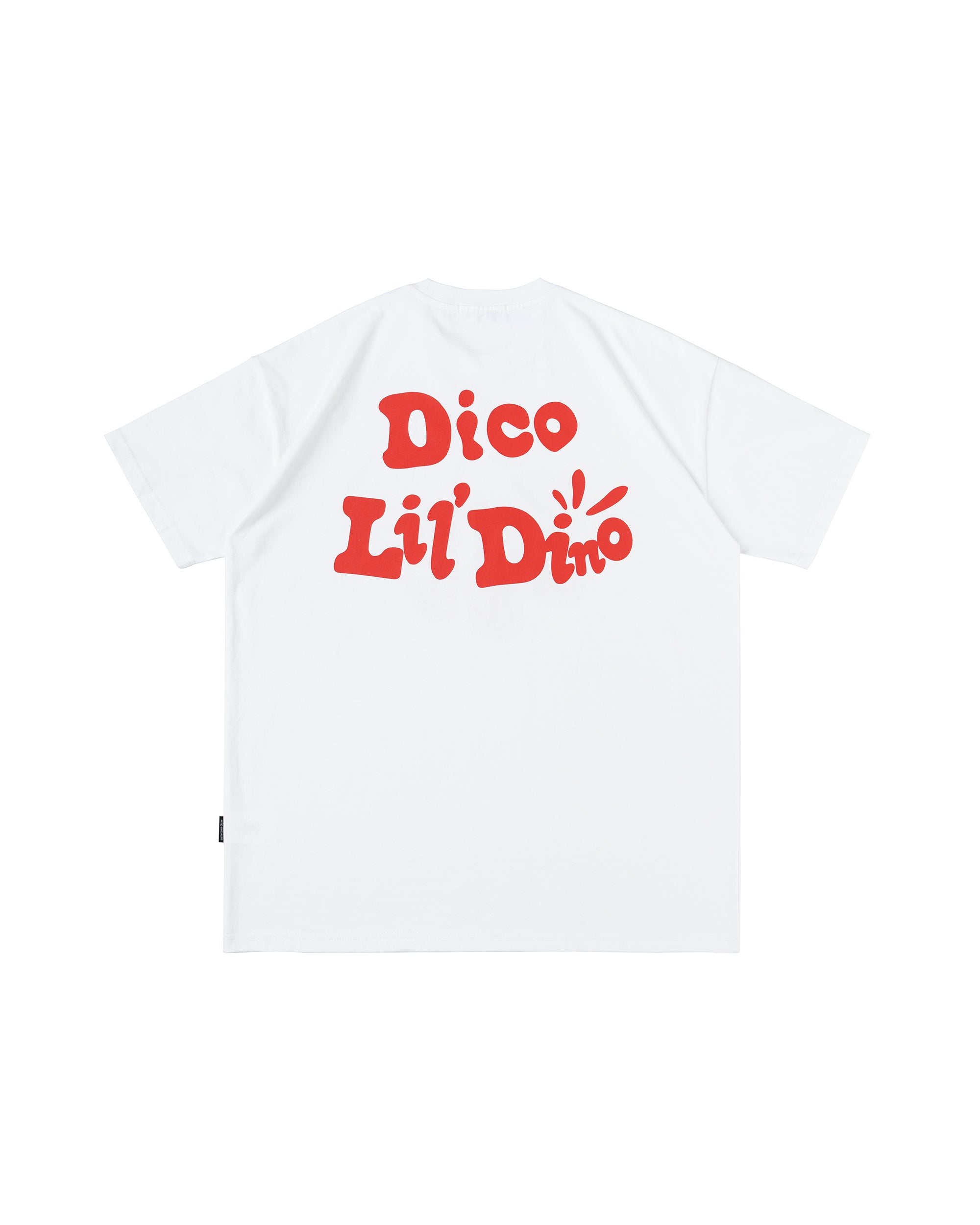 Dico Lil Dino Red T-shirt - White