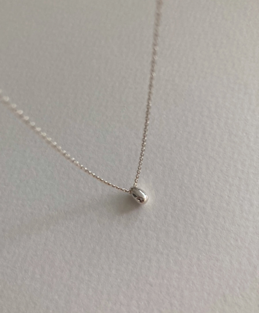 [92.5silver] egg necklace