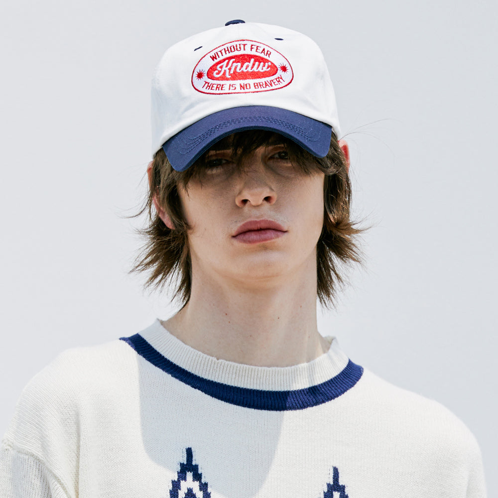 KNDW LOGO WAPPEN CAP WHITE