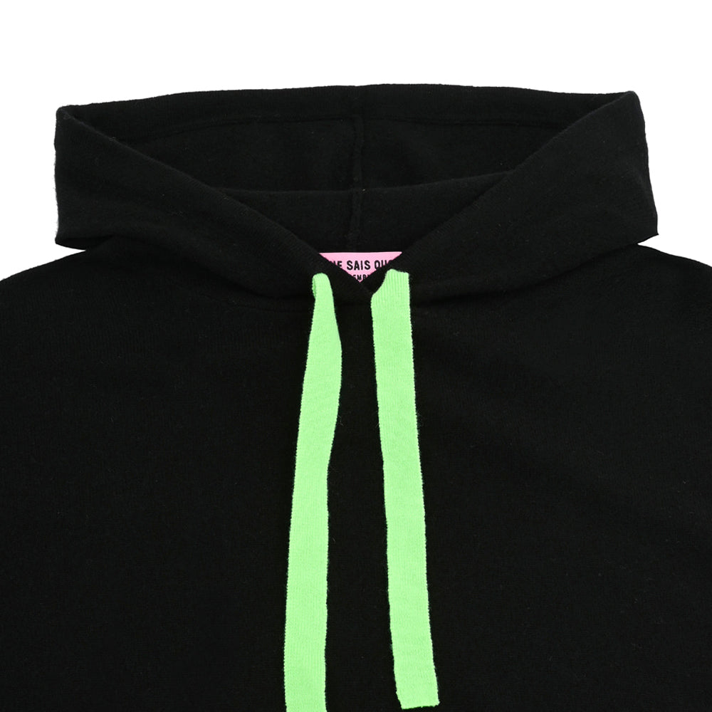 STRING HOODIE_BLACK