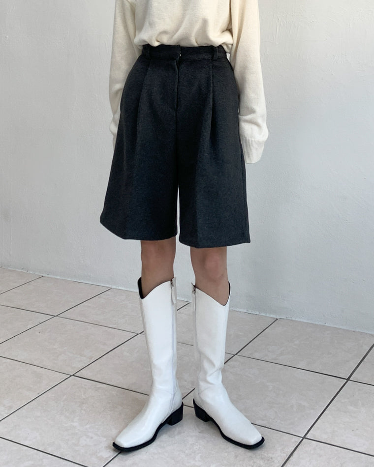 Wool Bermuda Shorts (2colors)