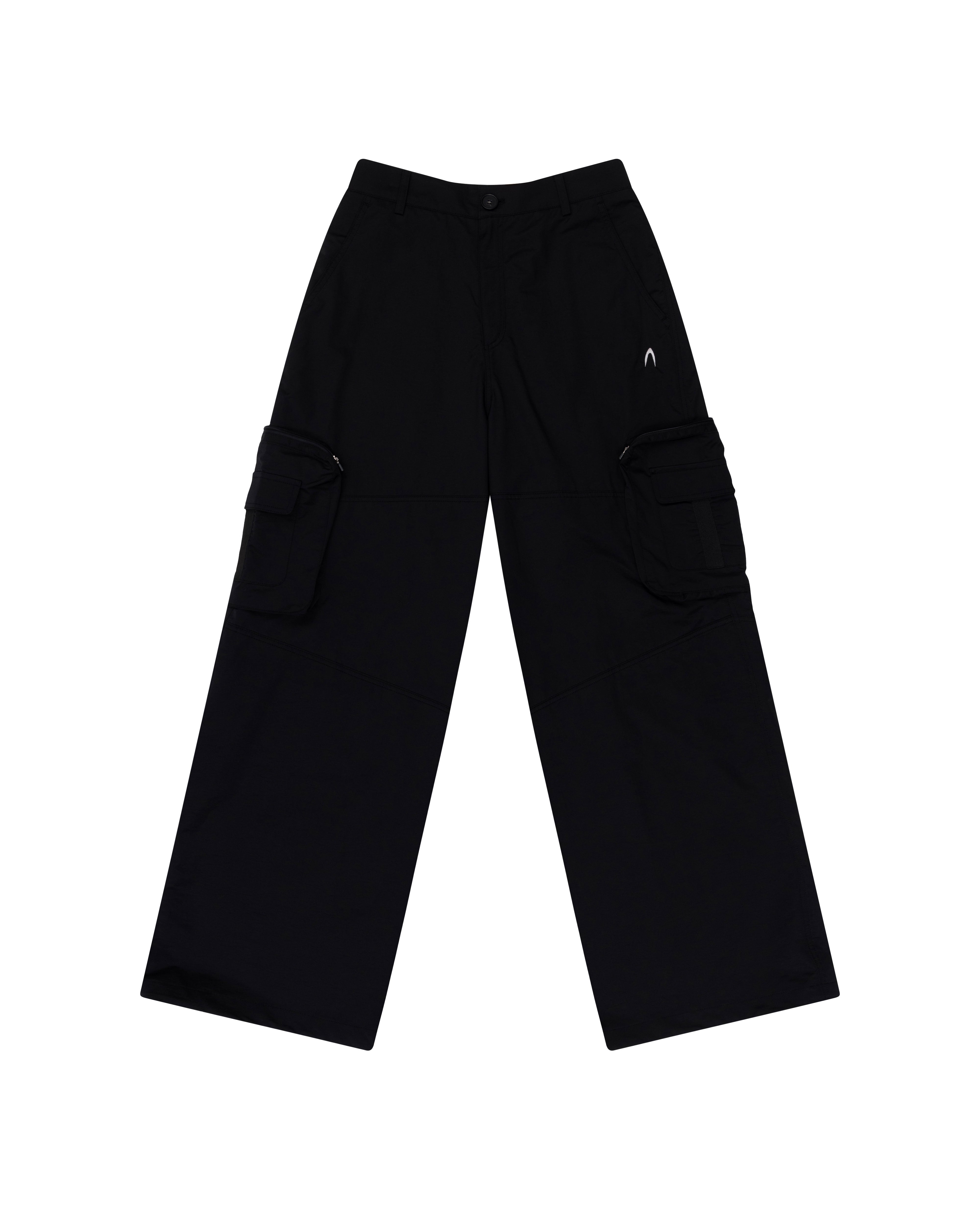 Taped Cargo Pants (Black)