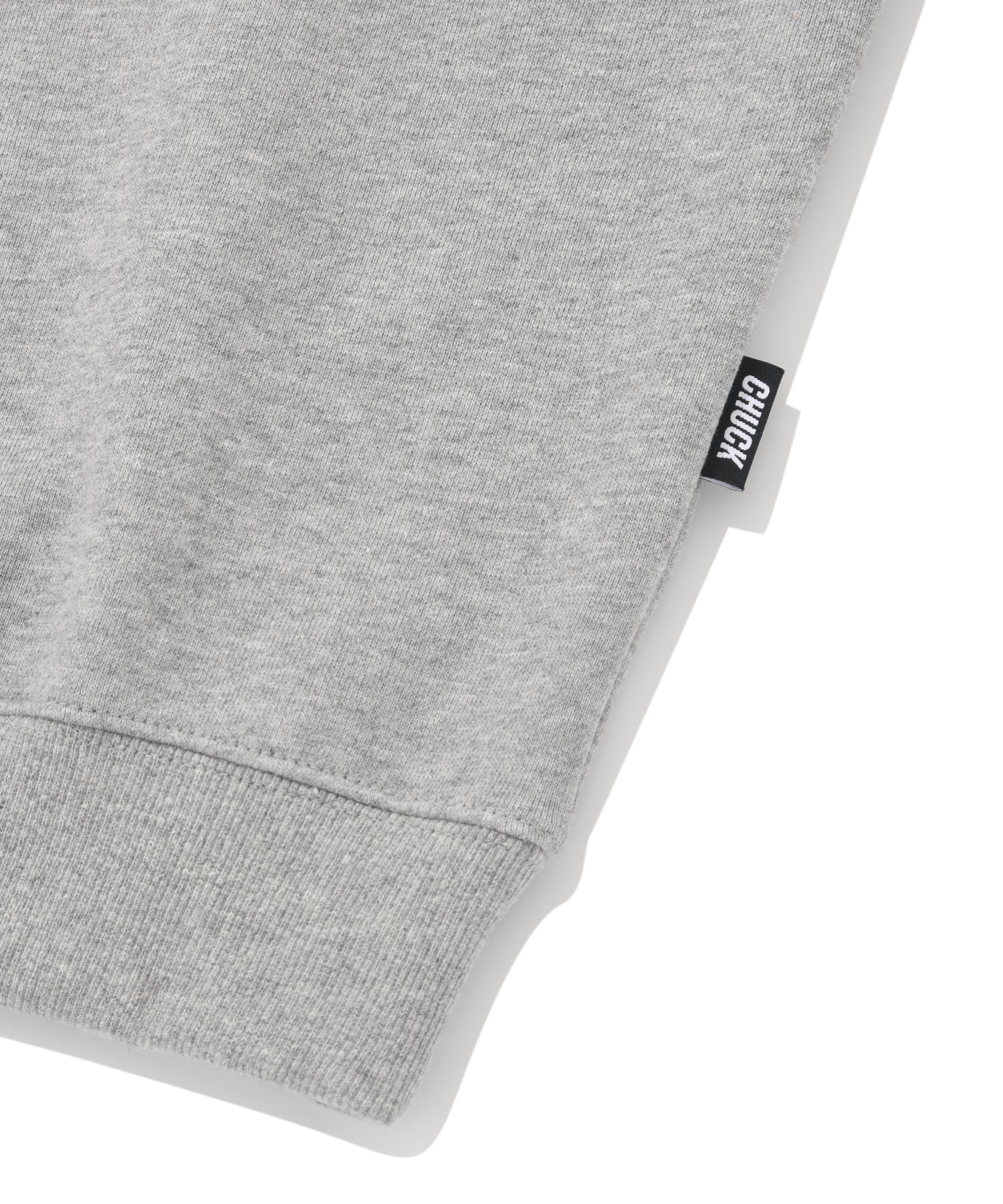 CHUCK アプリケアーチロゴスウェットシャツ / CHUCK APPLIQUE ARCH LOGO SWEATSHIRT (GRAY)