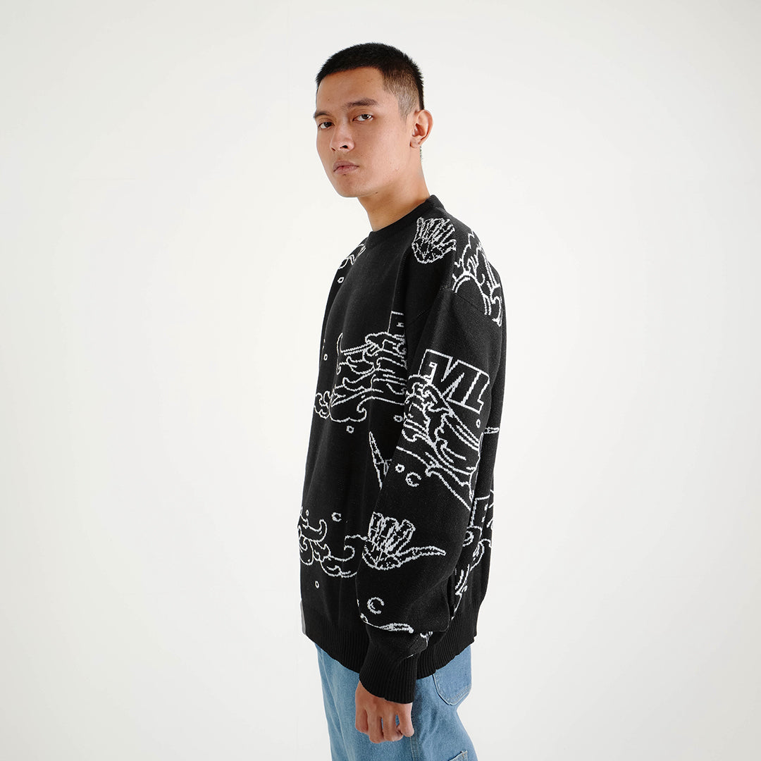 EVIL KNITWEAR - QUIQSIL L22 BLACK