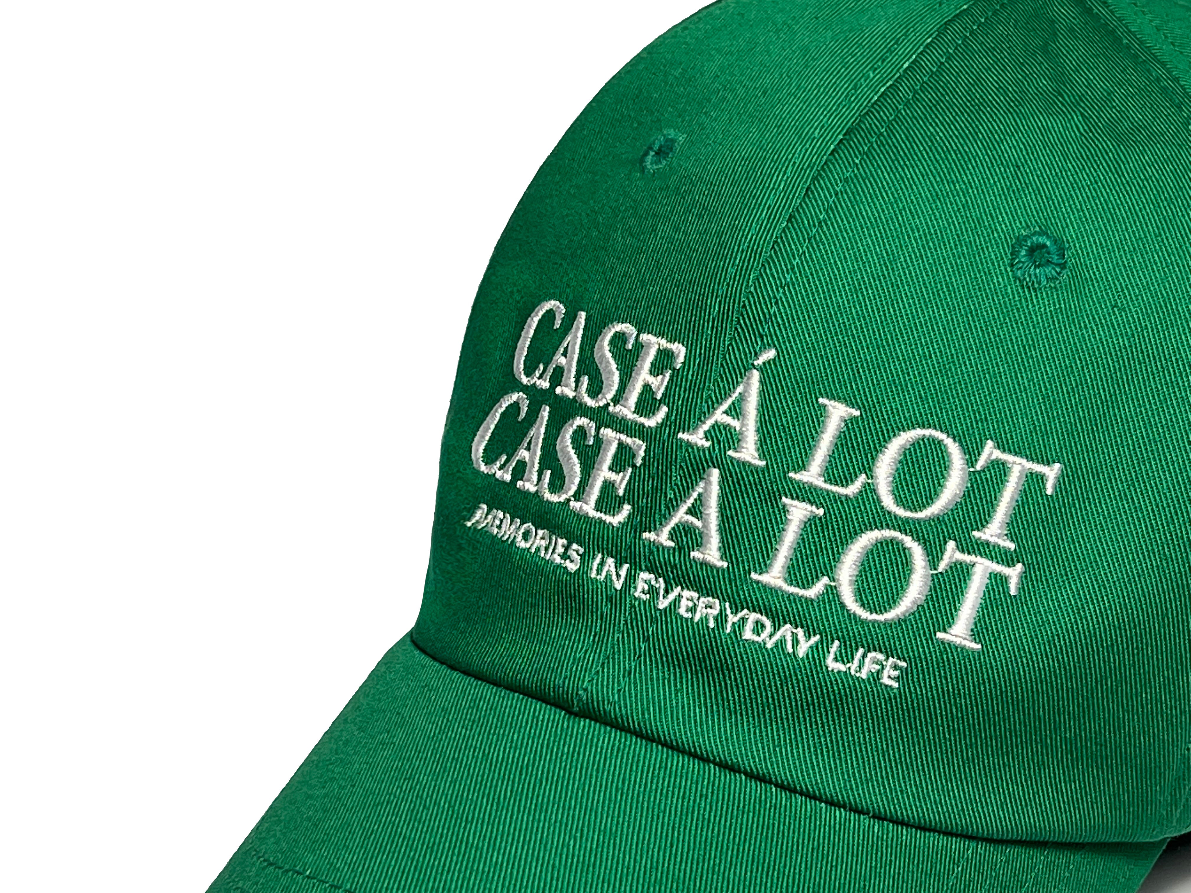 Slogon logo ball cap - Green