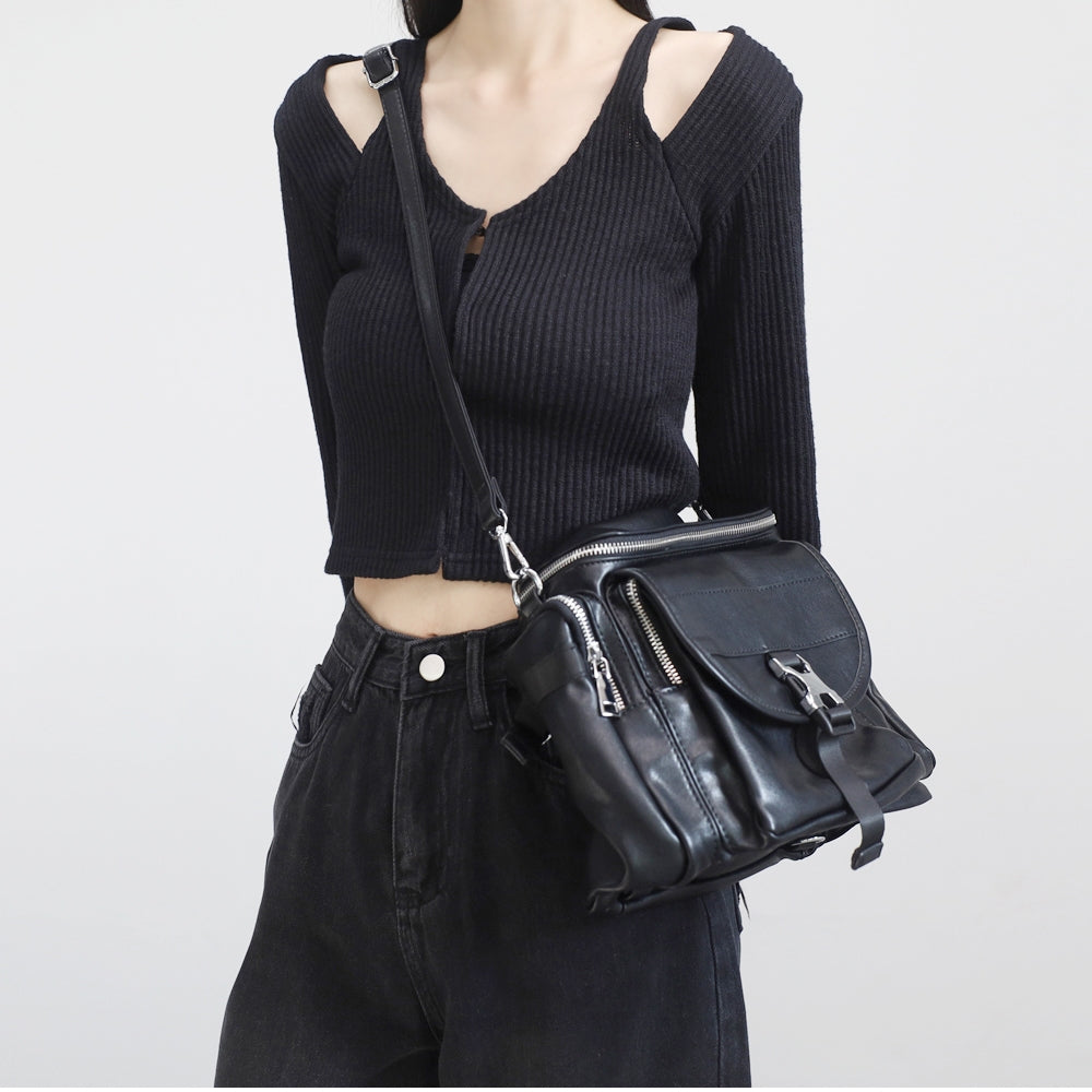 Rondie three-way buckle cross-body bag