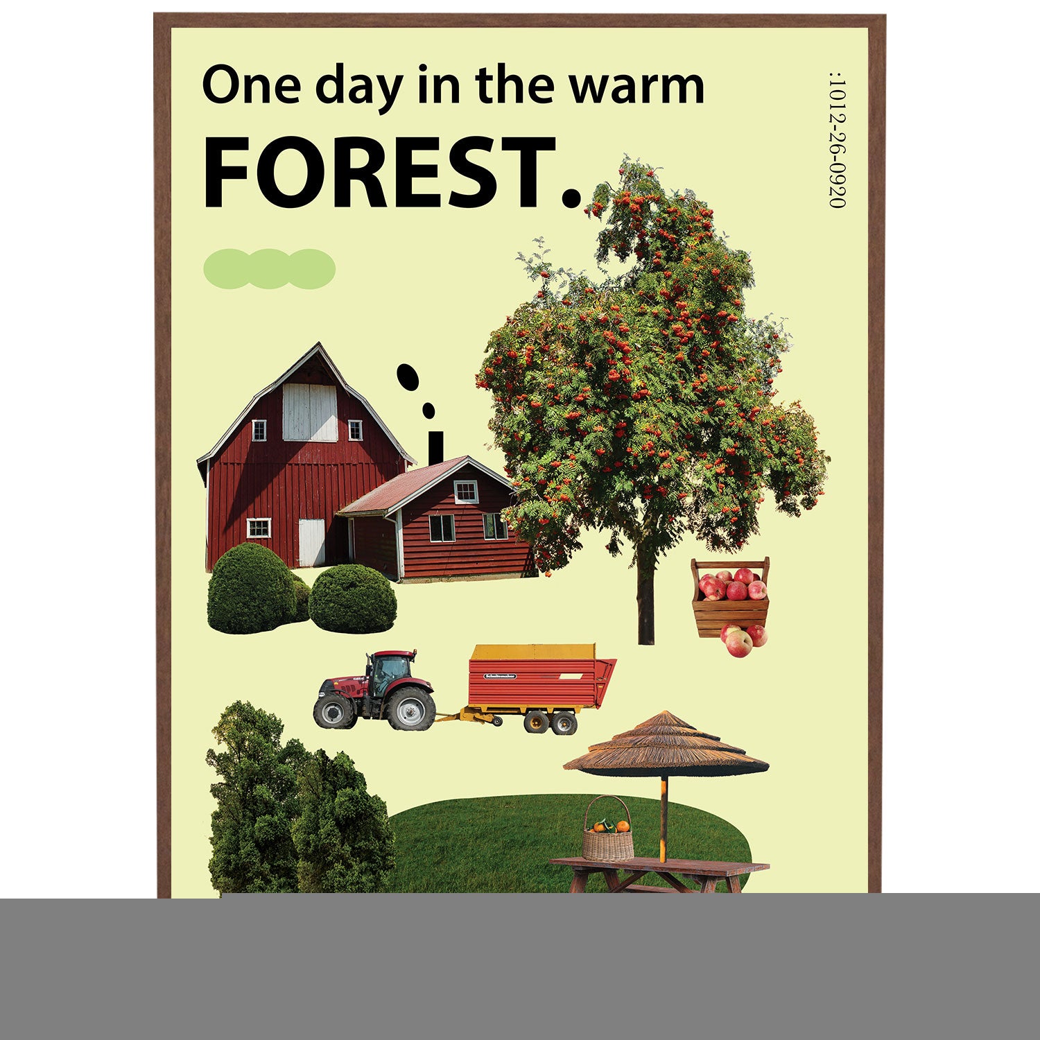 warm forest poster