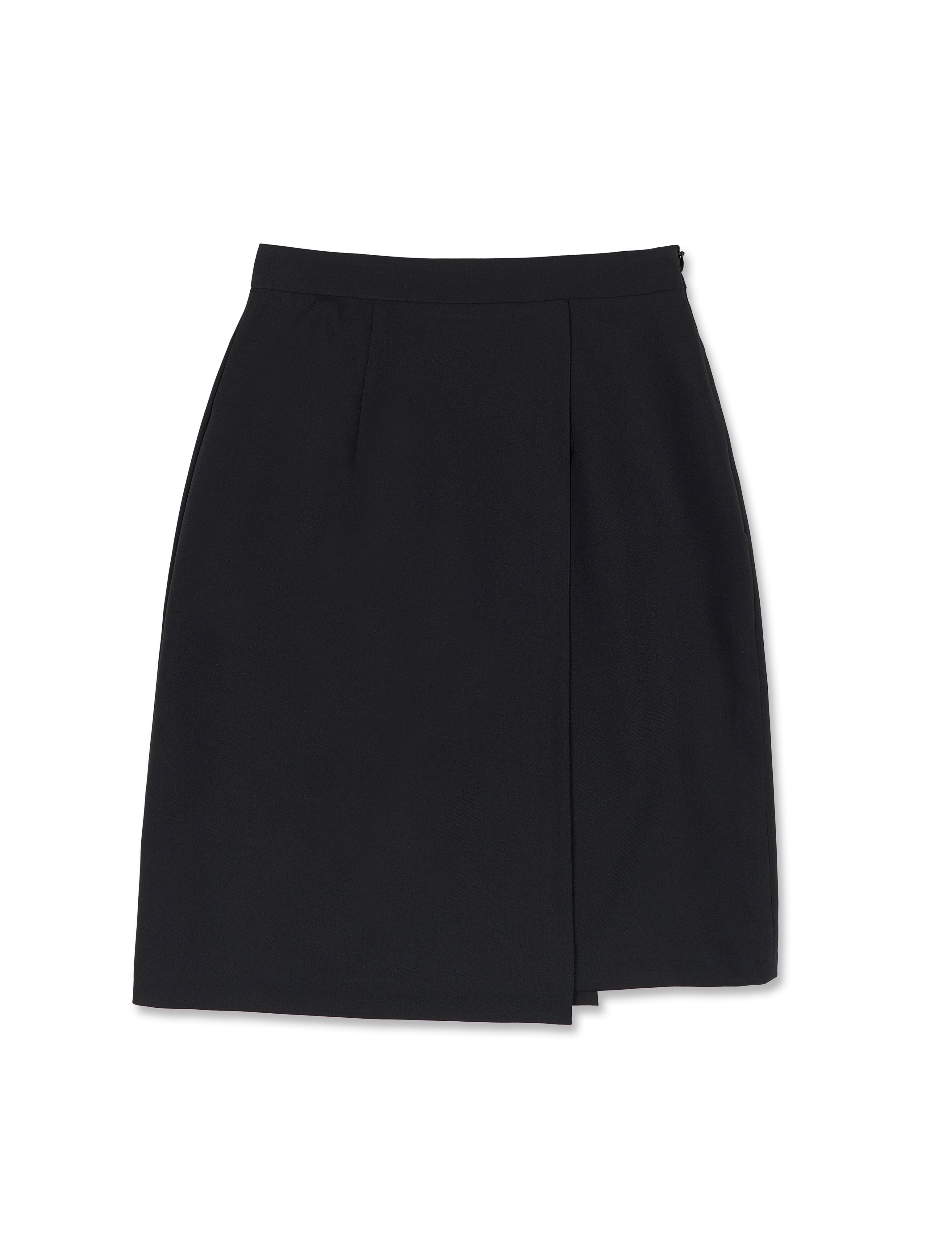 [BREEZE] Mini Midi Long Basic Skirt_BLACK (CTD1)