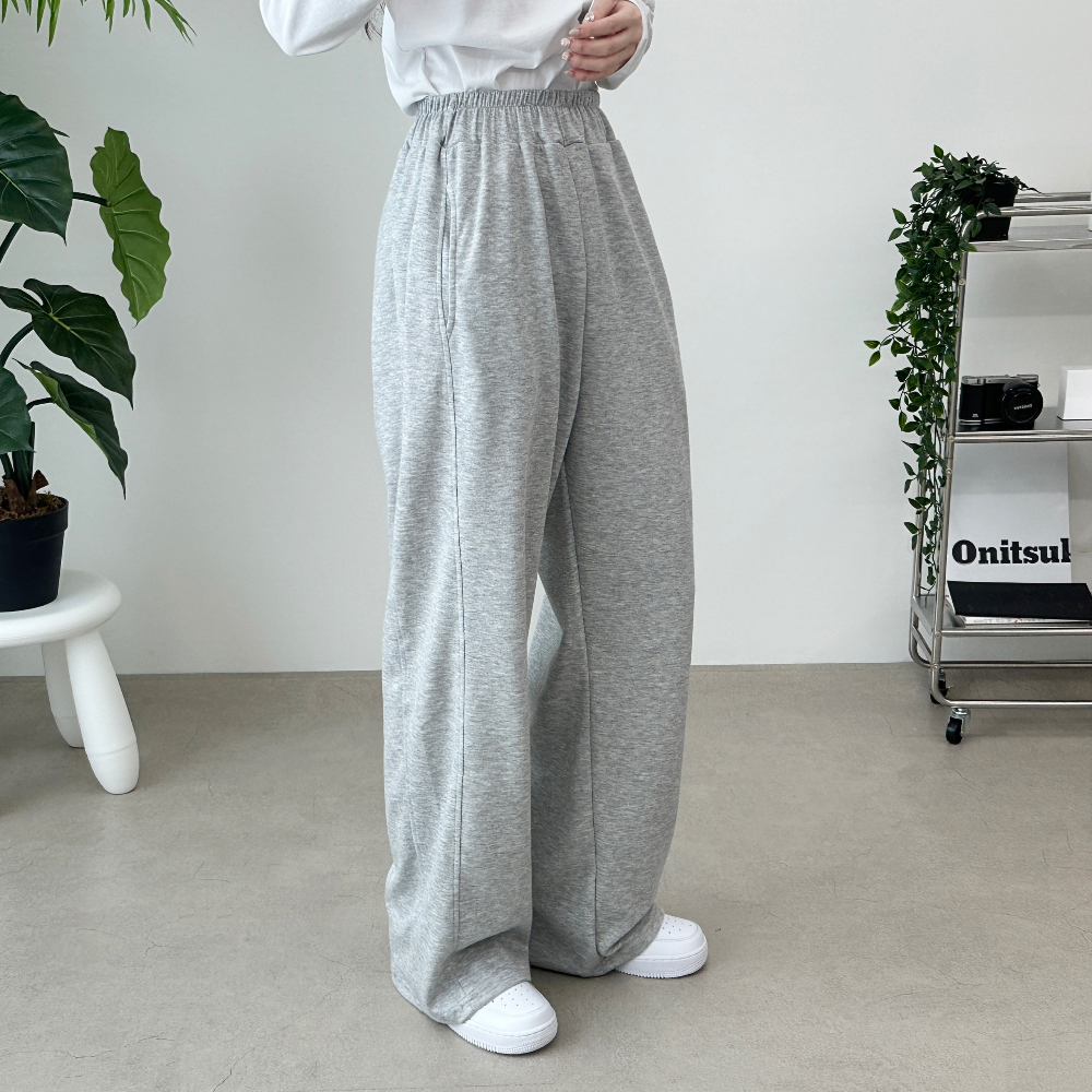 Loose Fit Wide Sweat Suit Pants