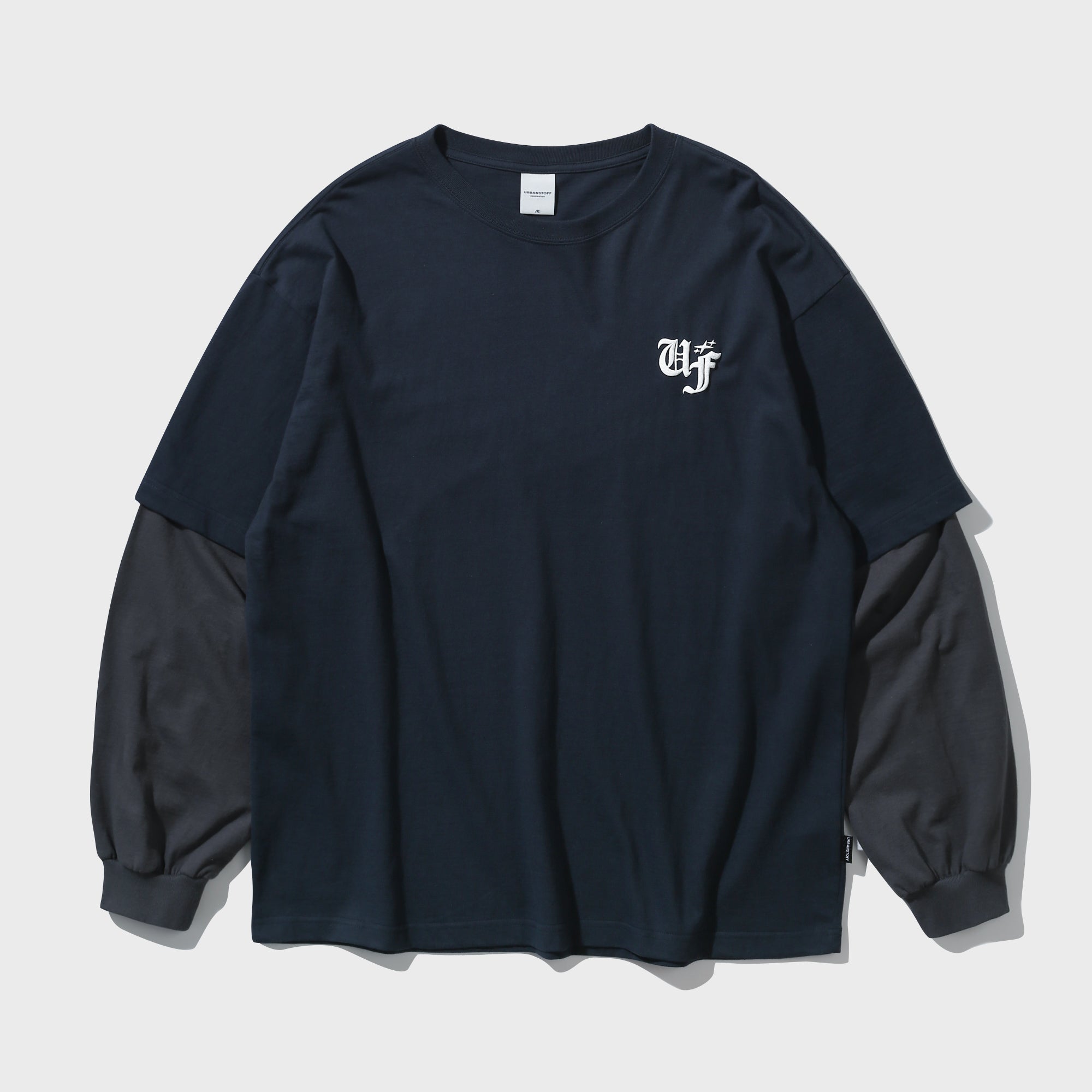 Double Layered Long Sleeve (Navy)