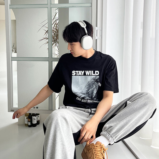 Stay Wild Short T-shirt(3color)