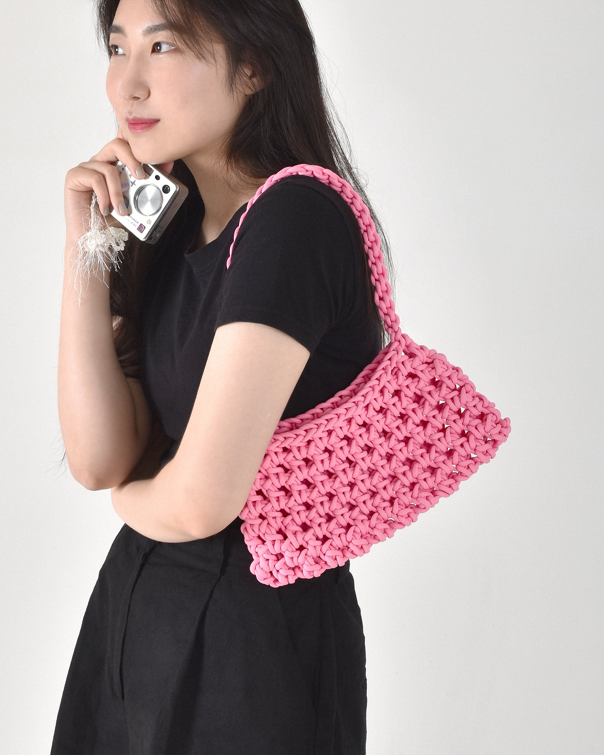 fruit net hobo bag (litch)