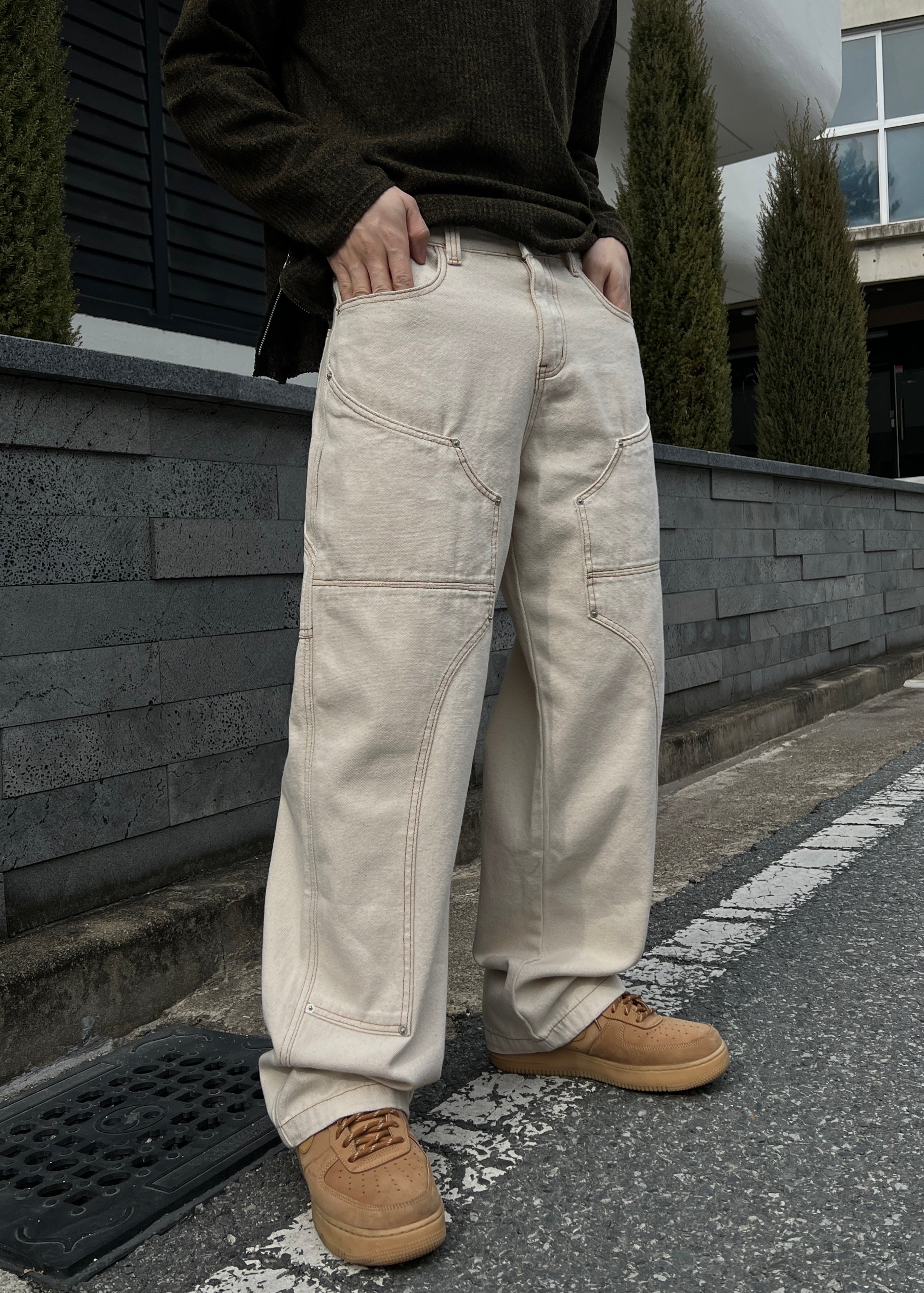 Century Double Carpenter Pants(2colors)