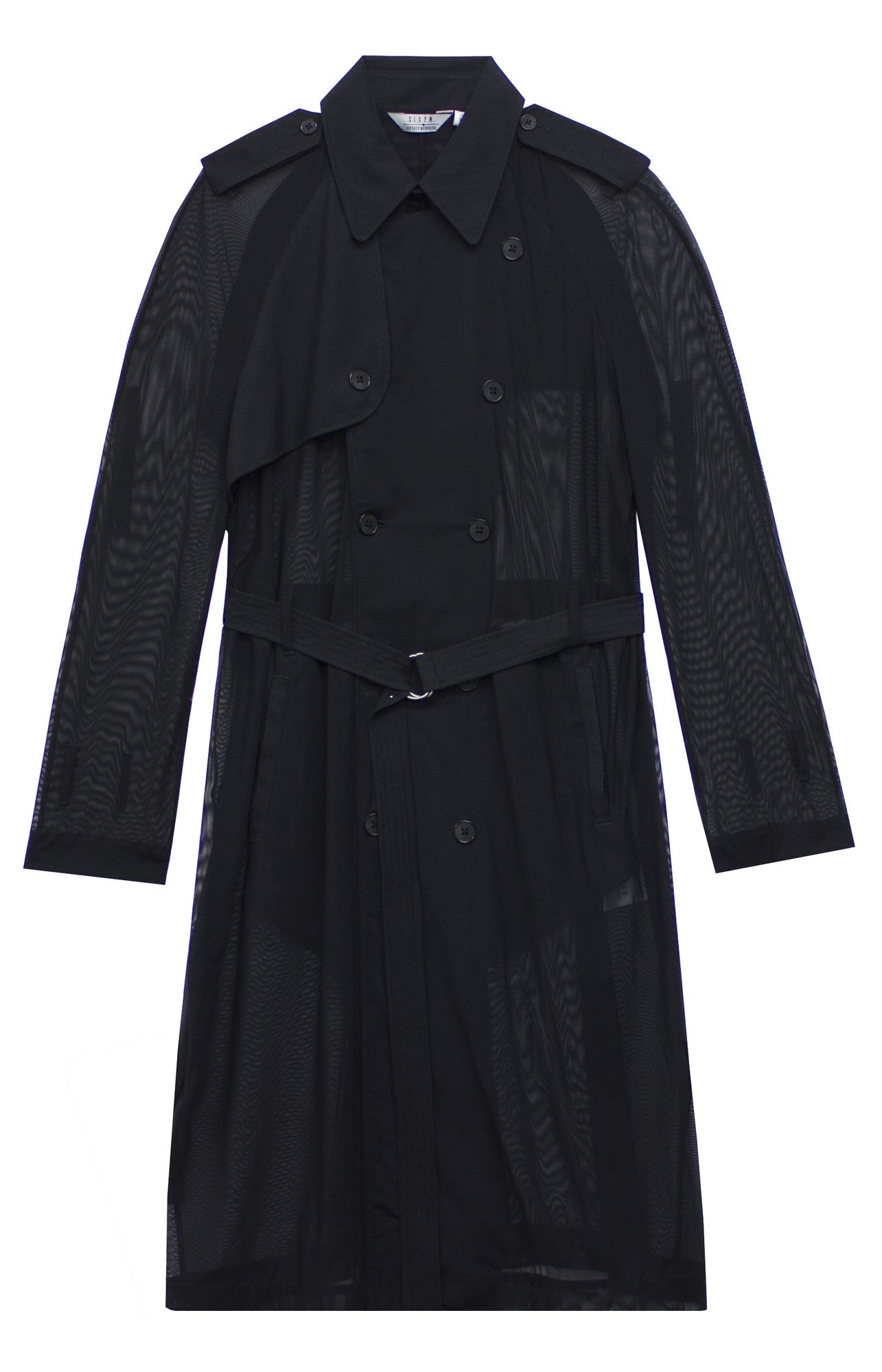 Net trench coat