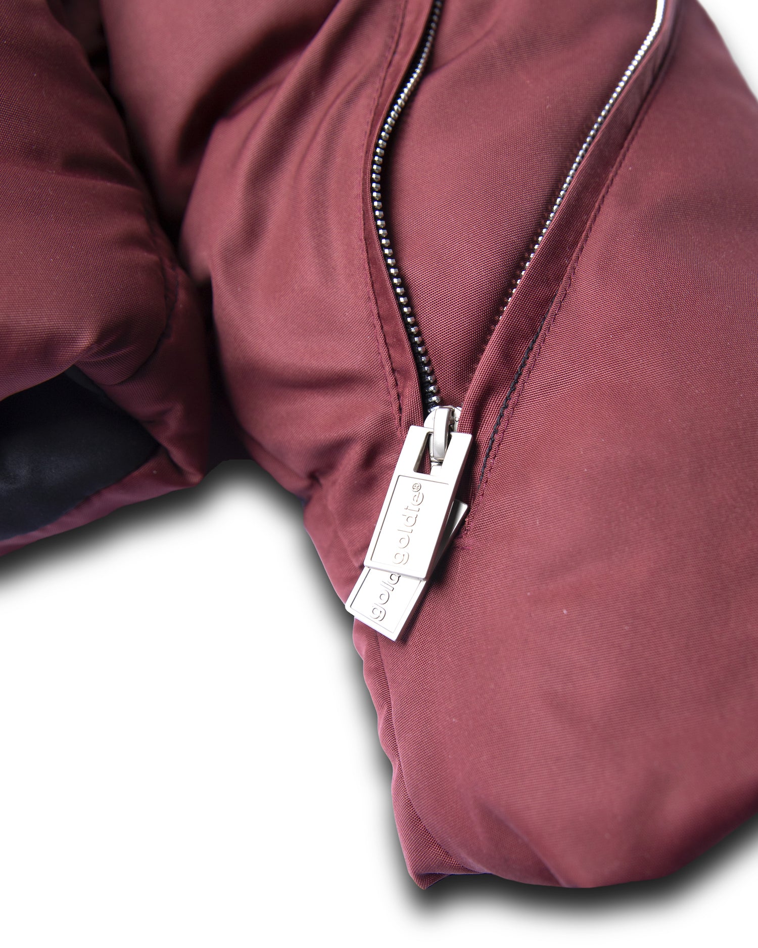  "G" BURGUNDY PUFFER JACKET