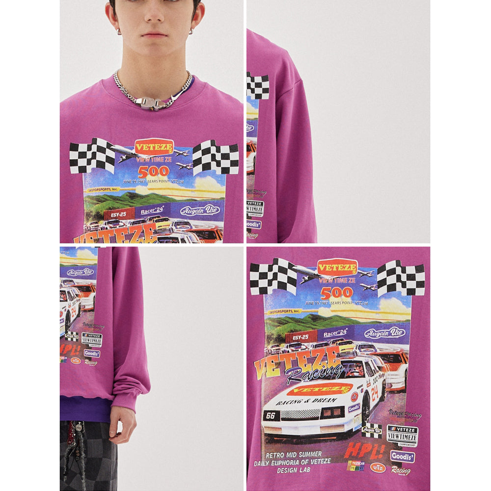 Classic Racing Sweatshirt (4 color)