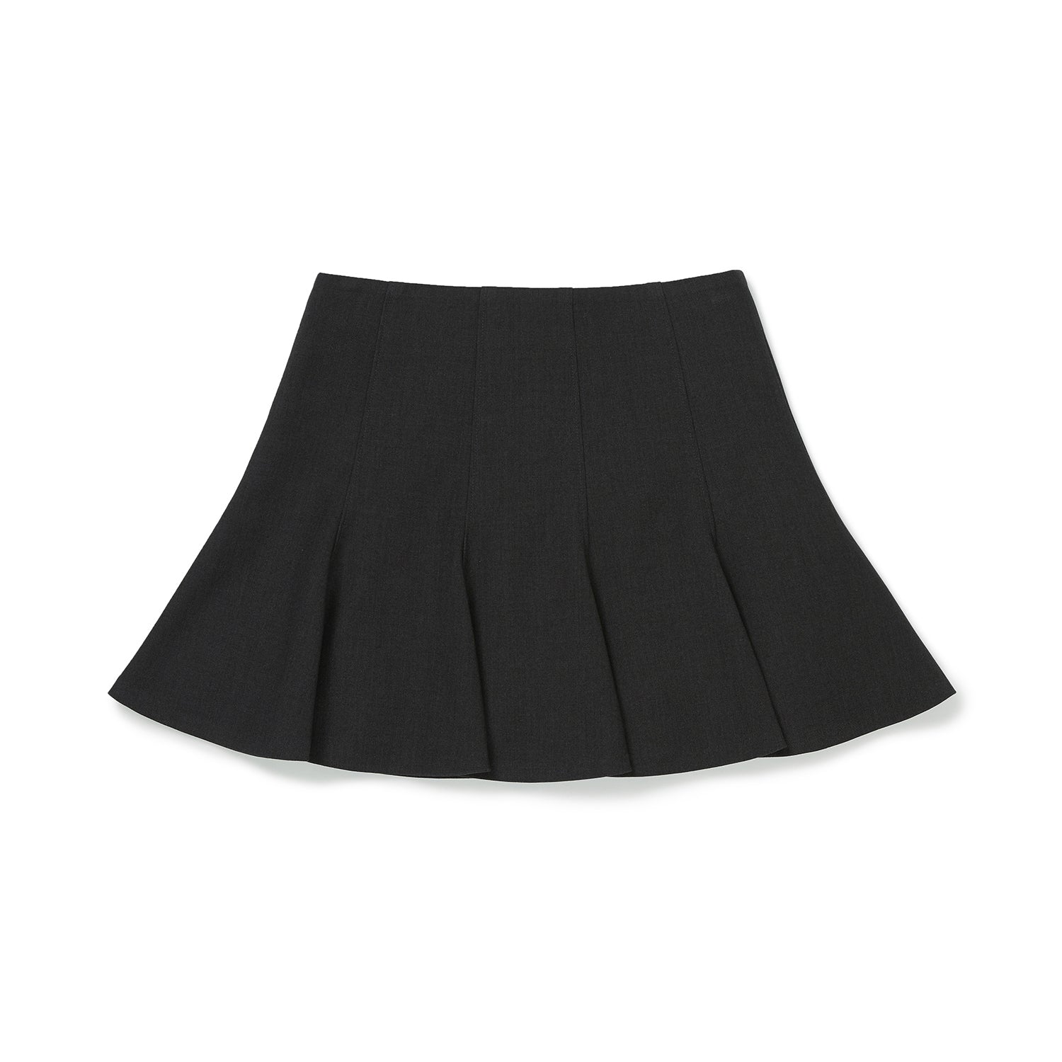 クラシックゴアミニスカート / Classic Gored Miniskirt [CHARCOAL]