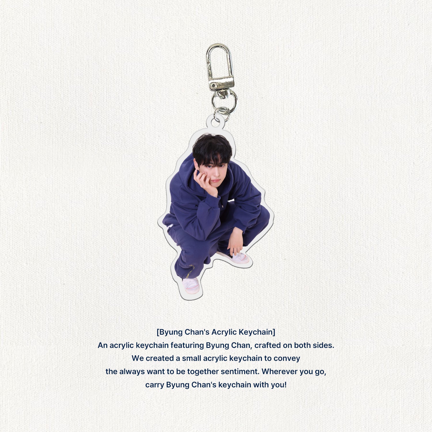 HOLYNUMBER7 X CHOI BYUNGCHAN KEYRING