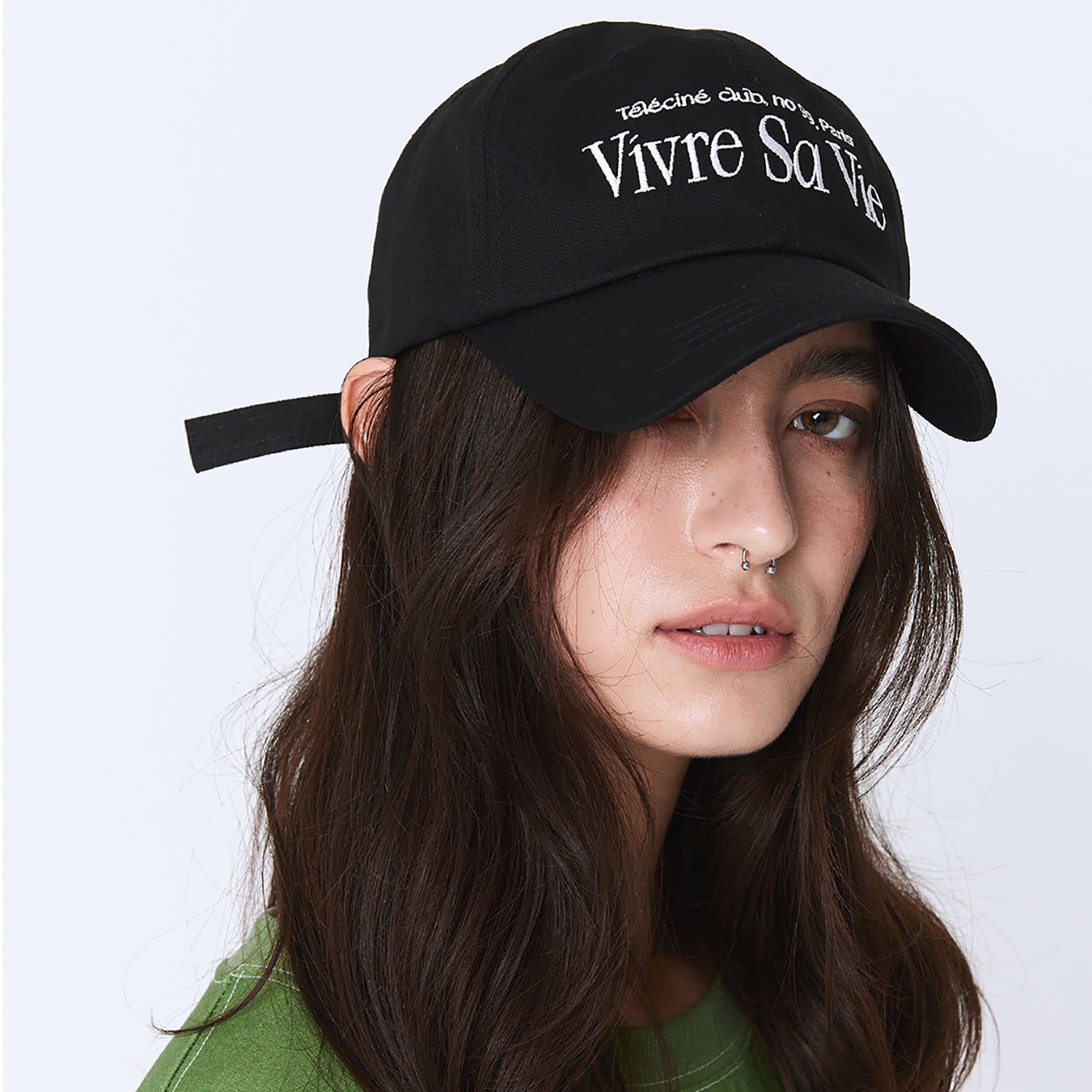 VIVRE SA VIE BALL CAP BLACK