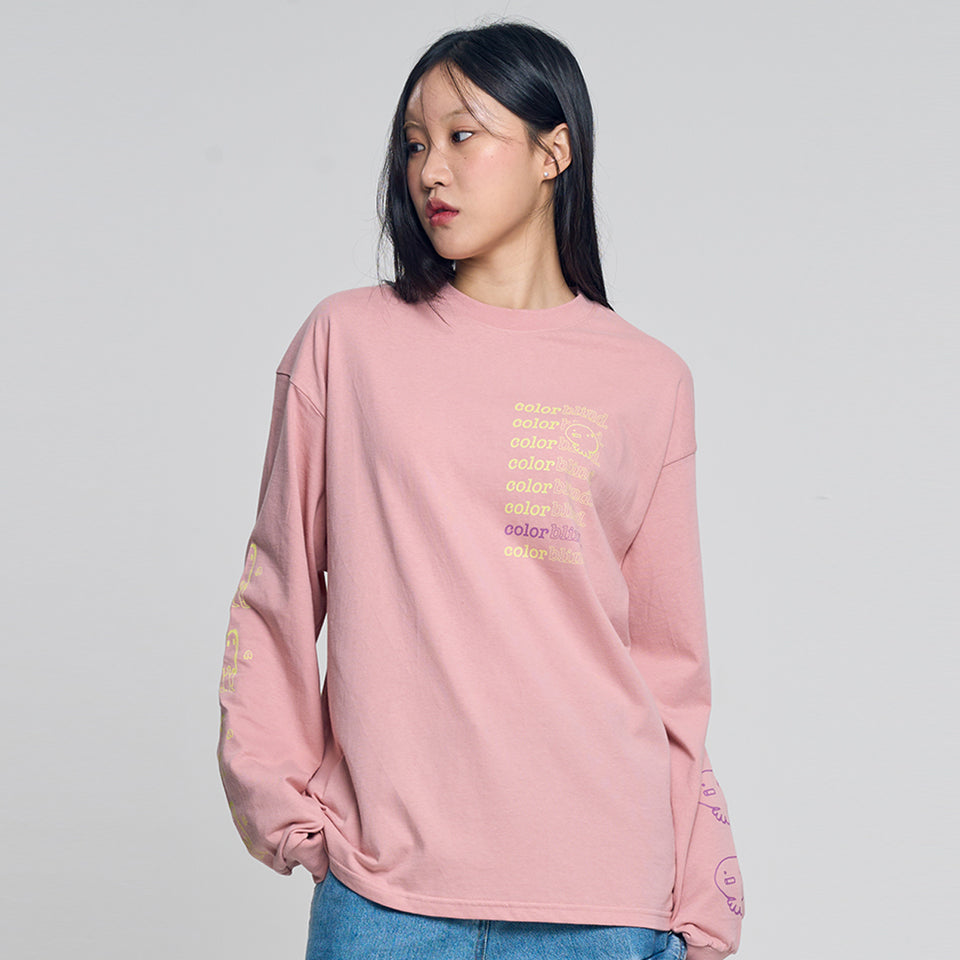 Both Ends' Long Sleeve Shirt Pink