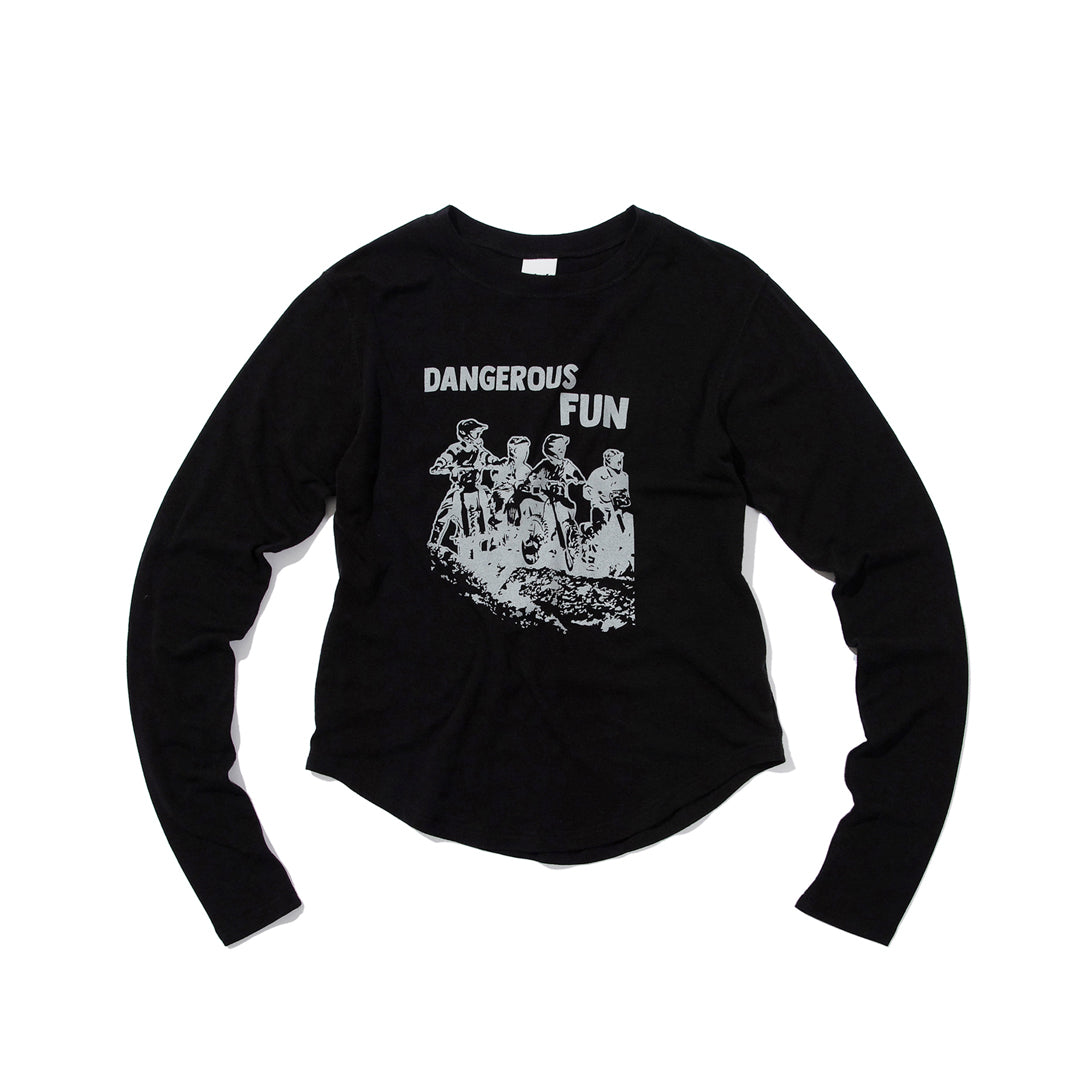 DANGEROUS FUN long-sleeved T-Shirt (BLACK)