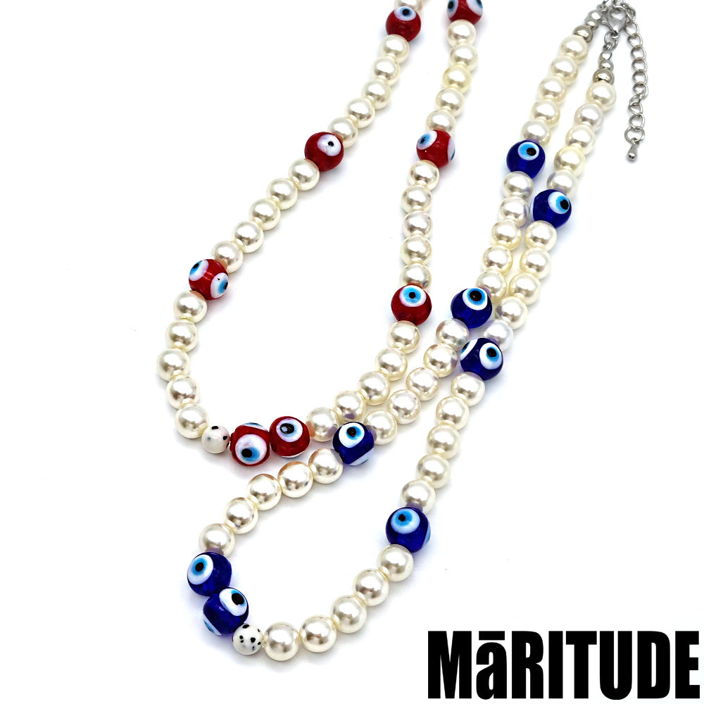 EVIL EYE NECKLACE (2COLOR)