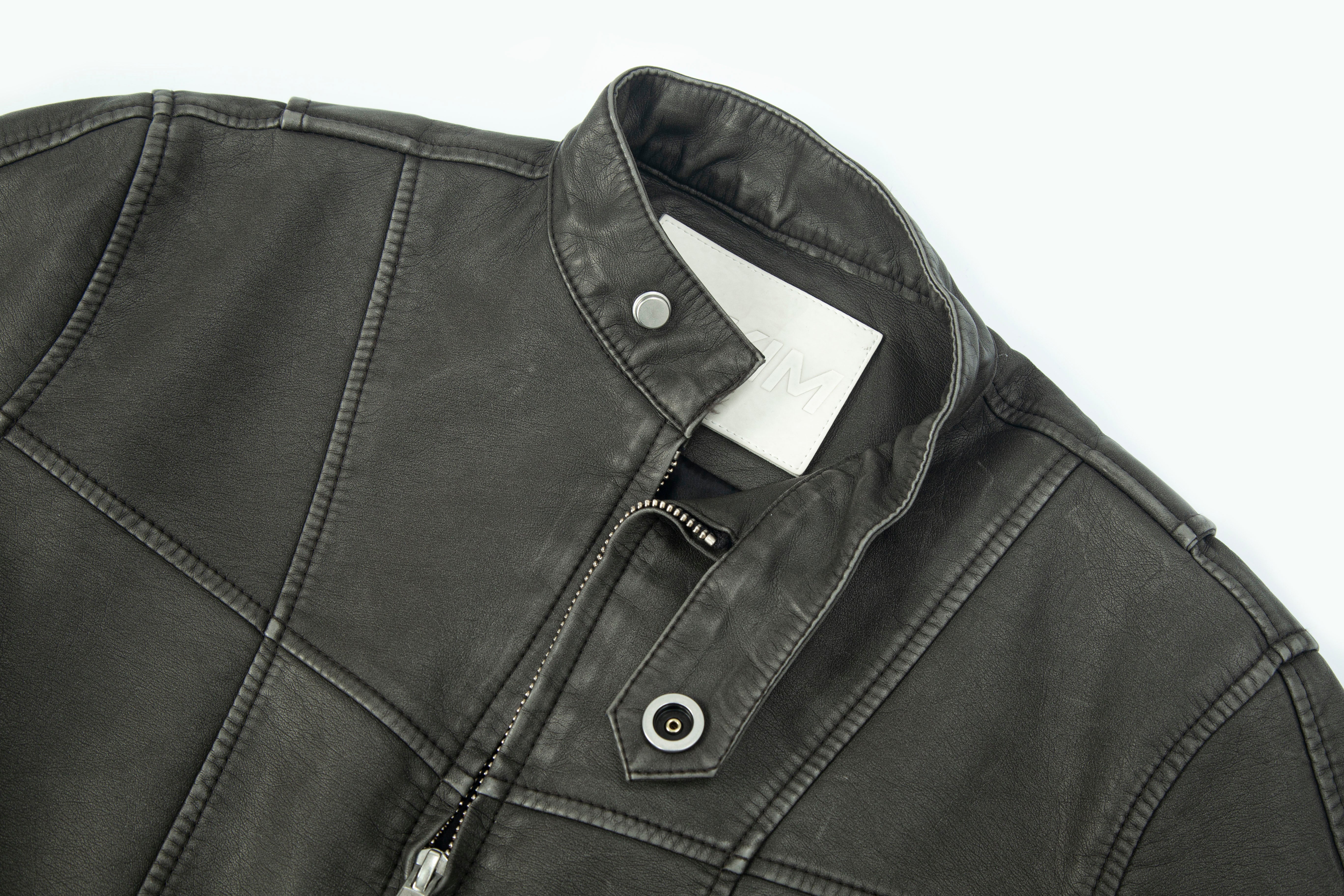 PIGMENT LEATHER BIKER JACKET