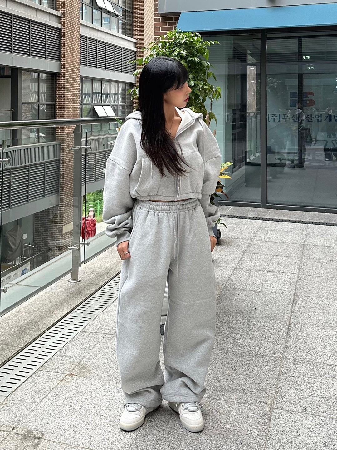 winter string wide pants