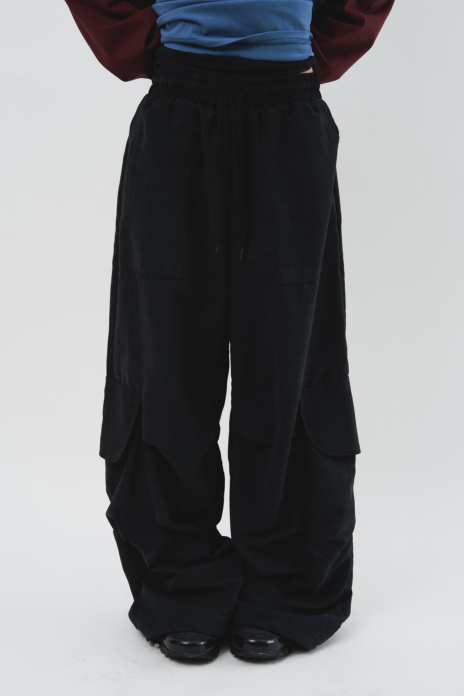 Low-rise Cargo Pants (3color)