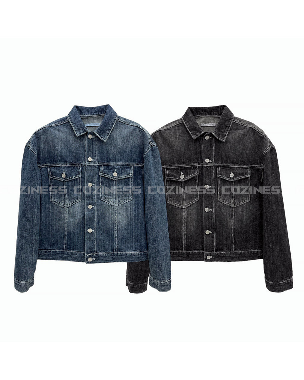 MG722 Rain Fabric Washed Jacket (2 colors)