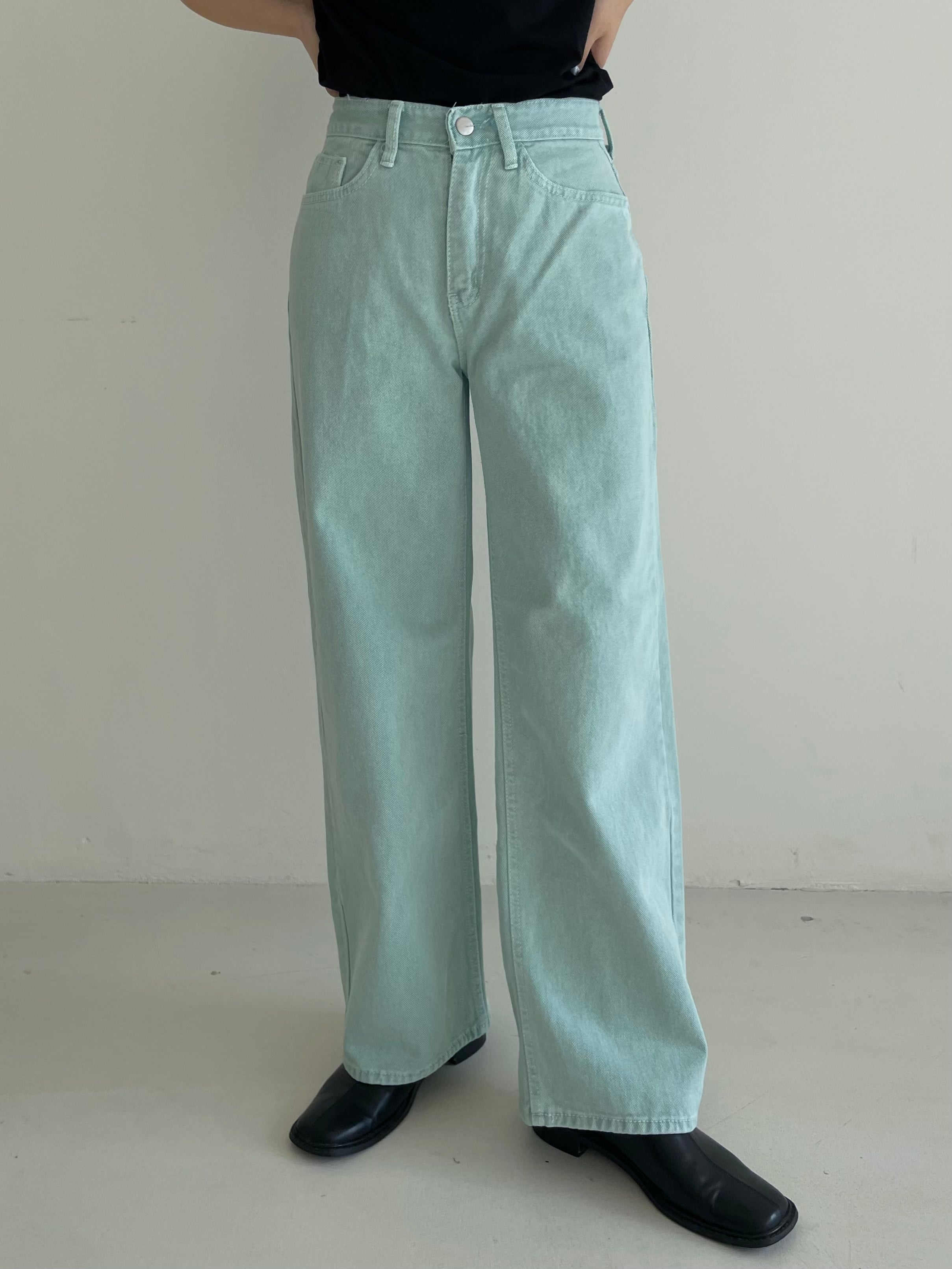 Color pastel pants (2color)